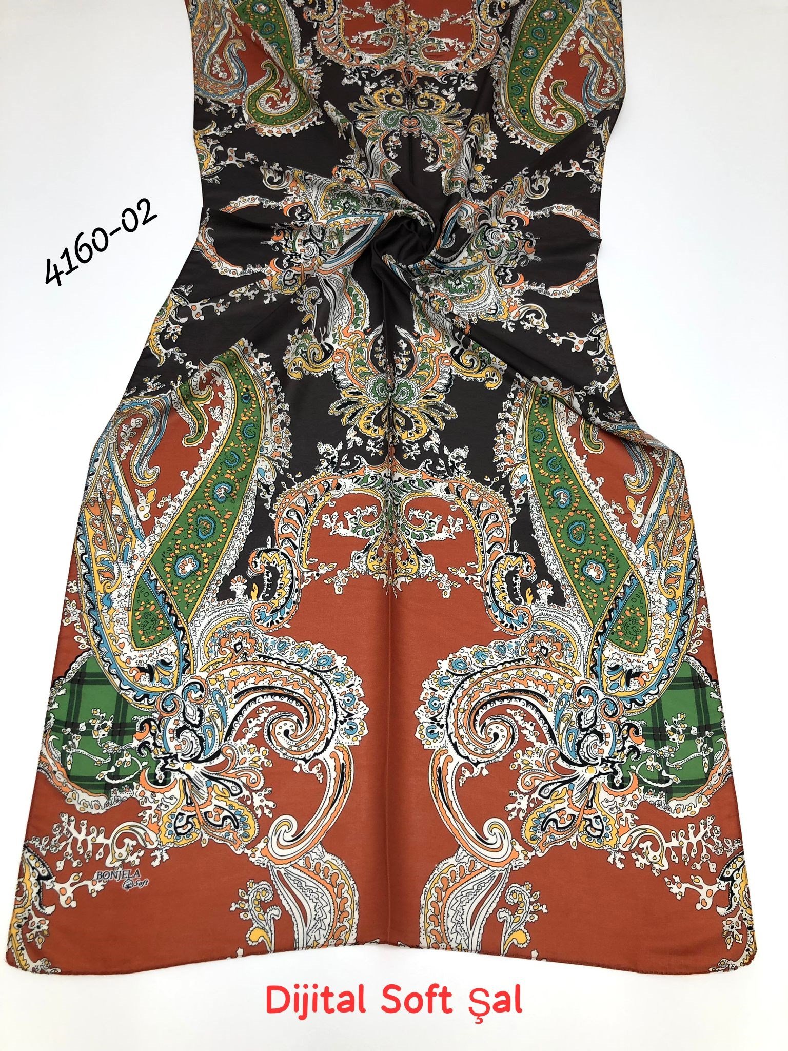 4160 Dijital Soft Şal