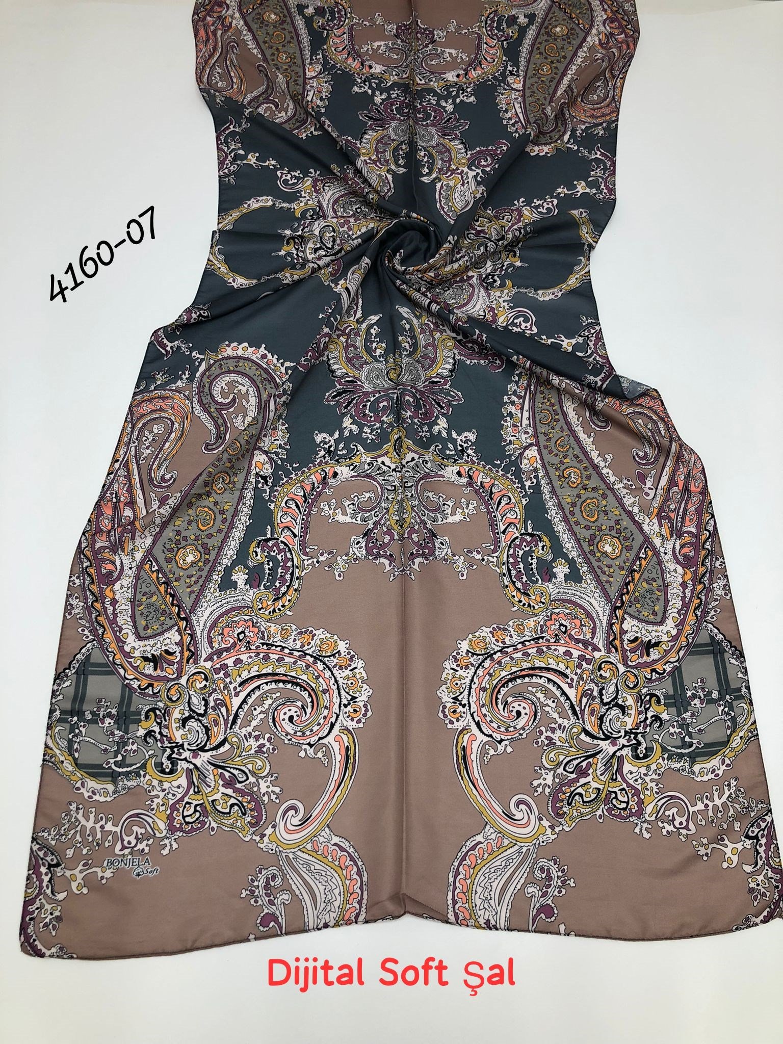 4160 Dijital Soft Şal