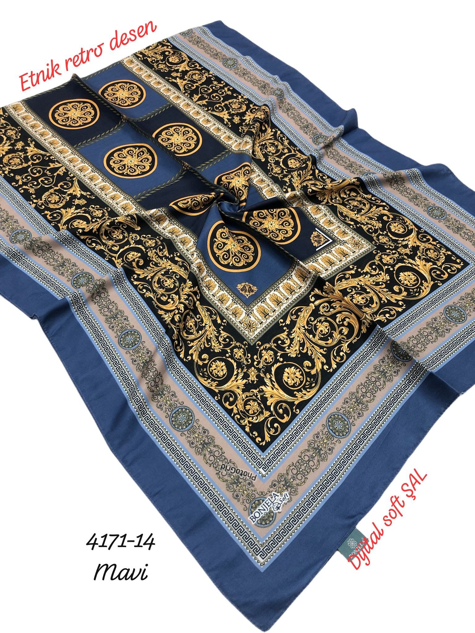 4171 Dijital Soft Şal