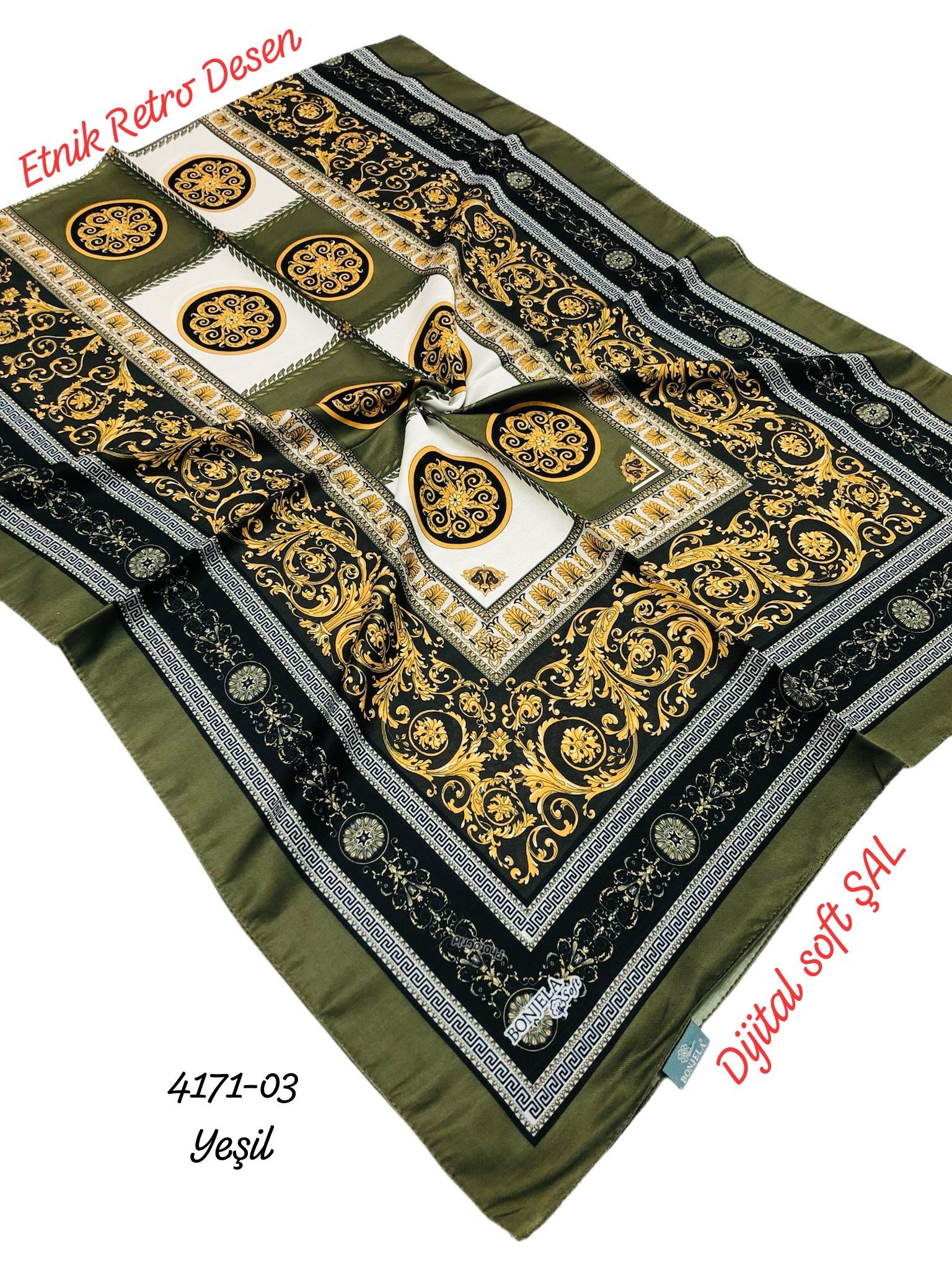 4171 Dijital Soft Şal