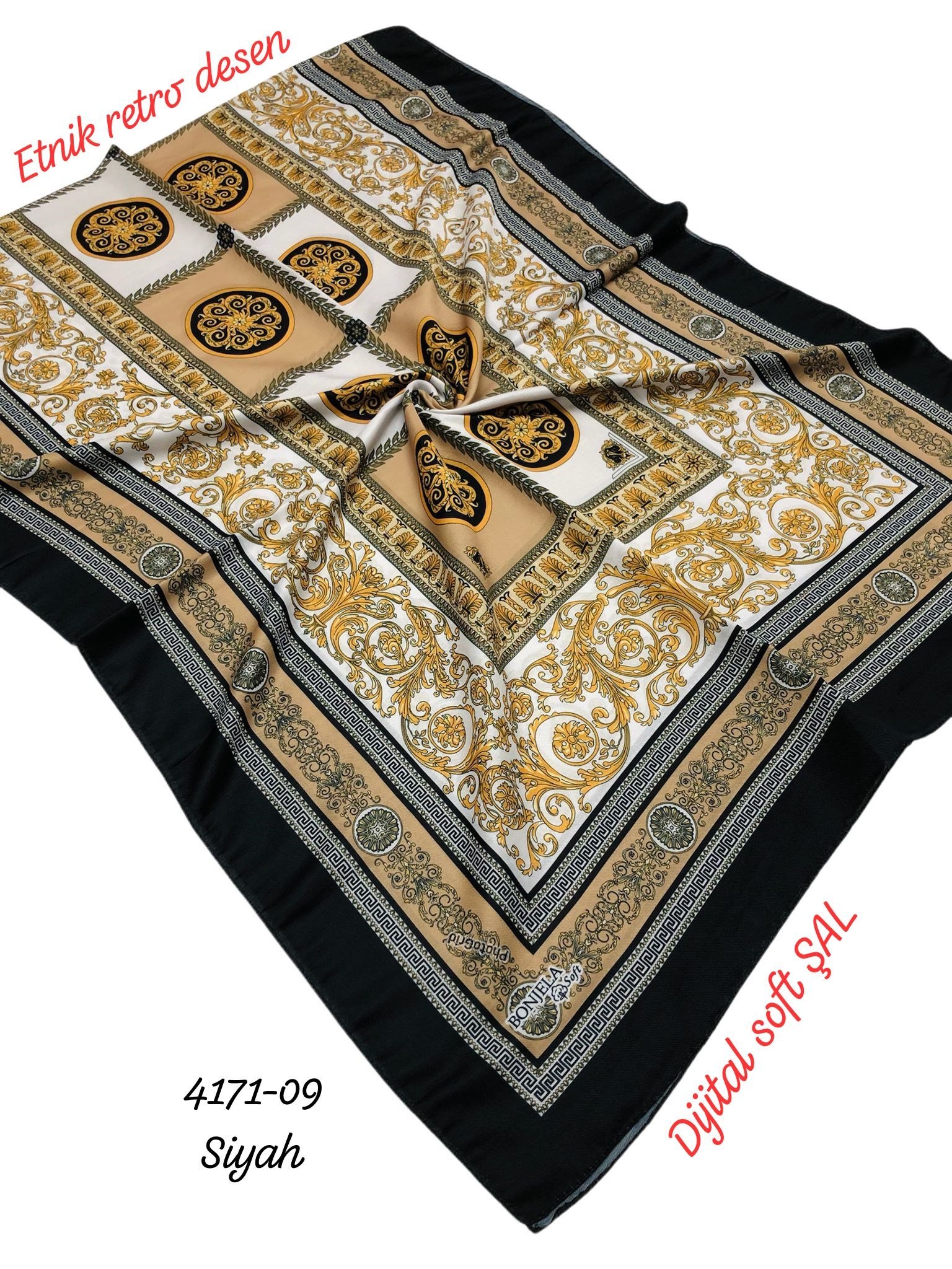 4171 Dijital Soft Şal