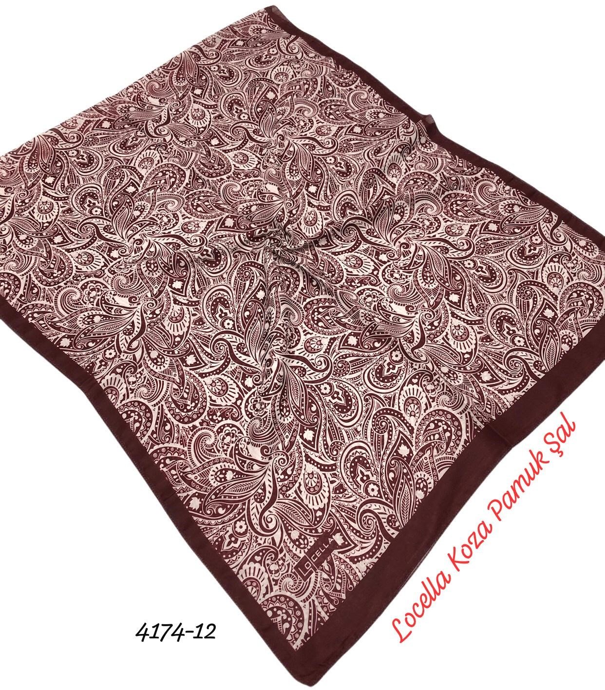 4174 Locella Koza Pamuk Soft Şal