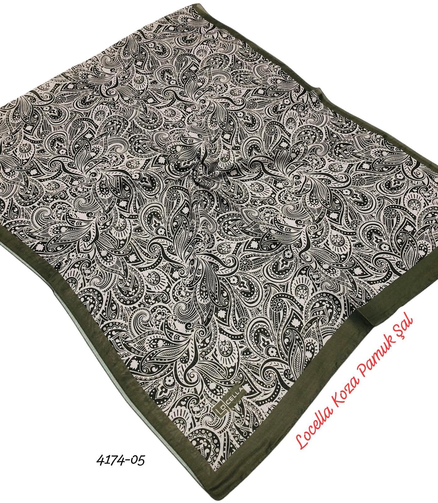 4174 Locella Koza Pamuk Soft Şal