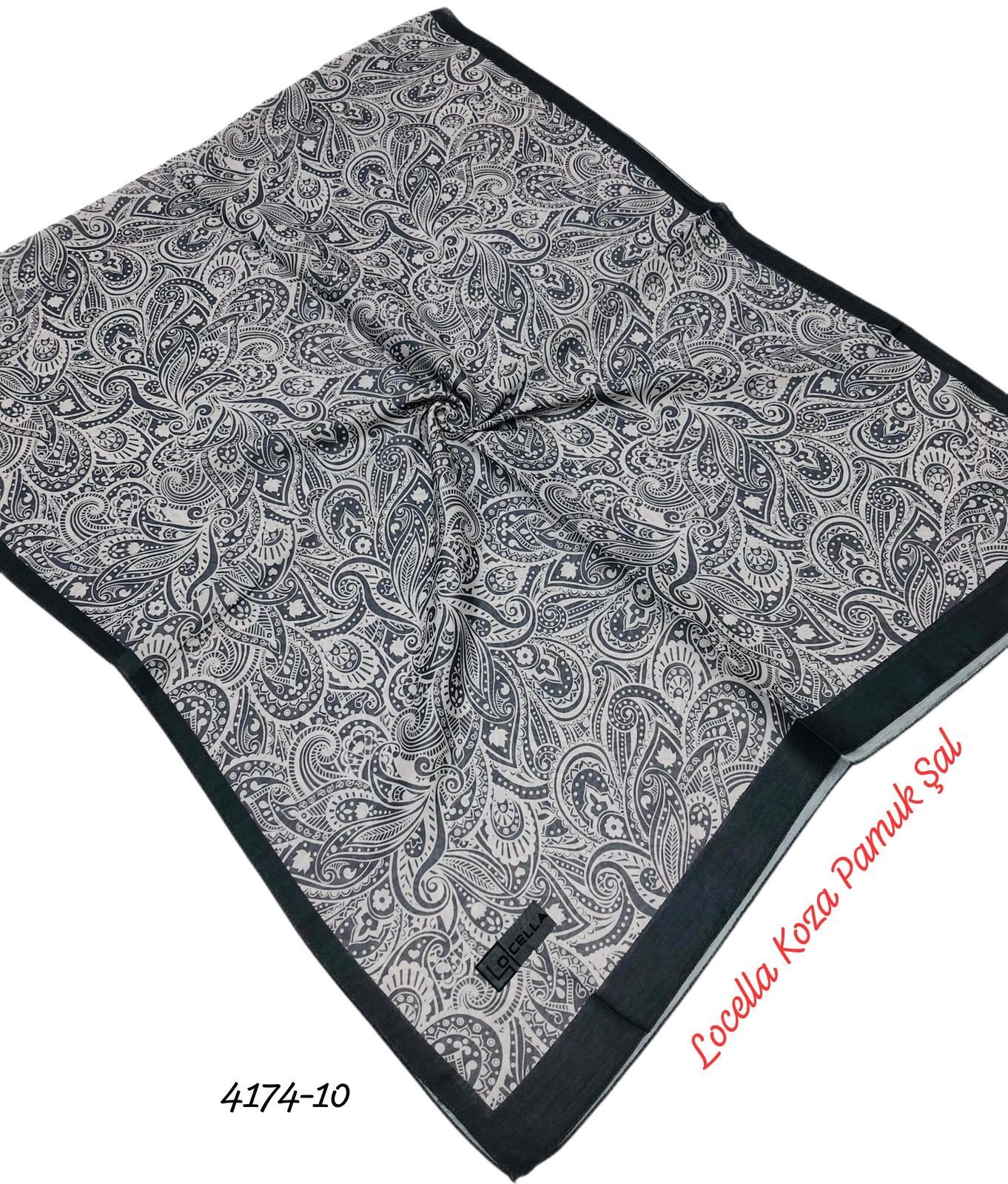 4174 Locella Koza Pamuk Soft Şal