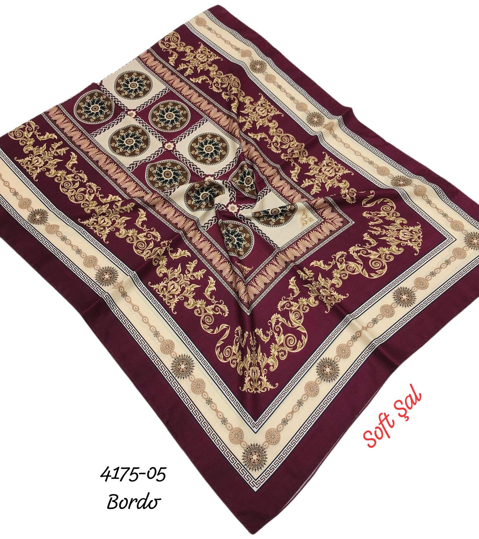 4175 GoldenRose Soft Şal