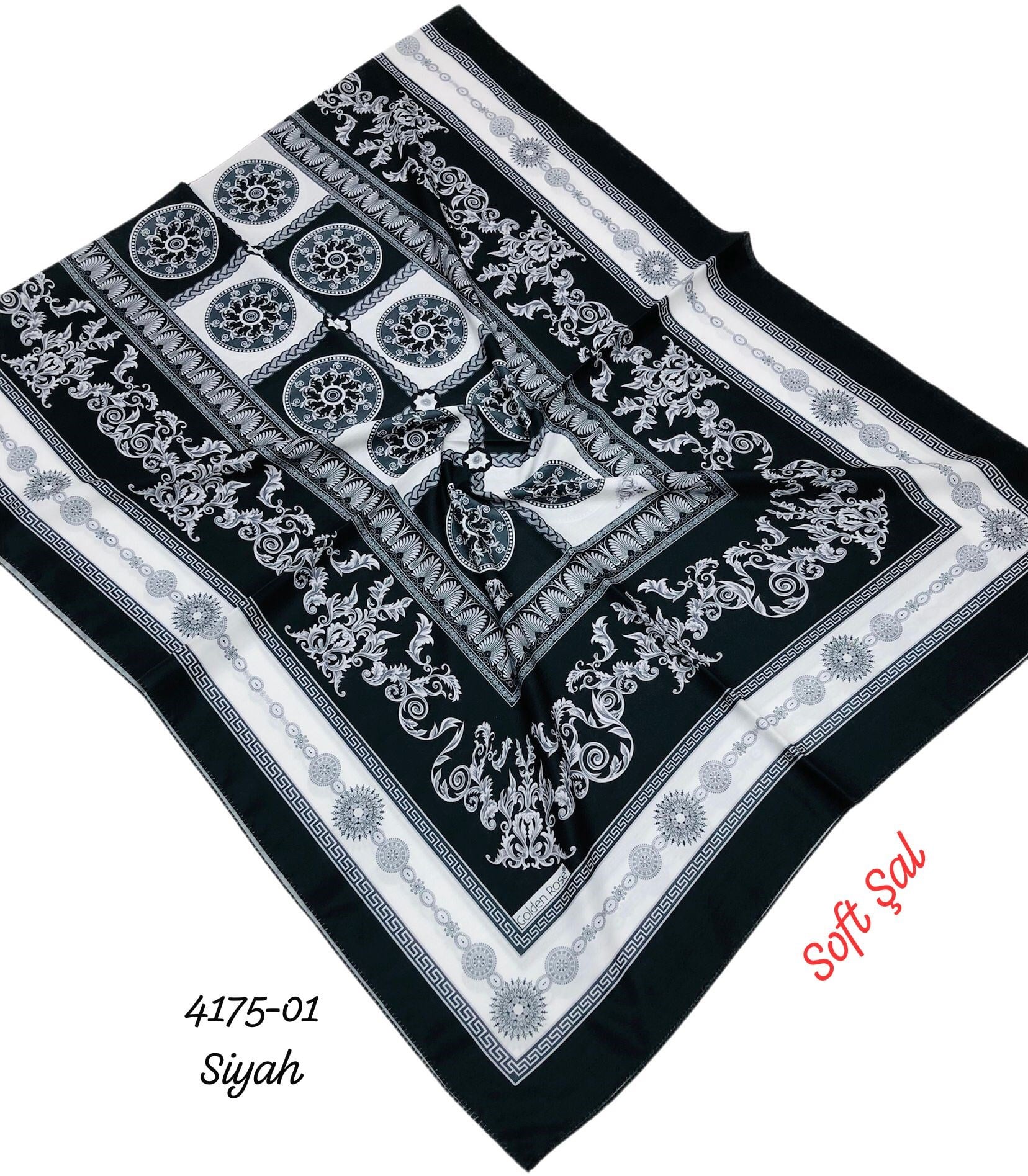 4175 GoldenRose Soft Şal