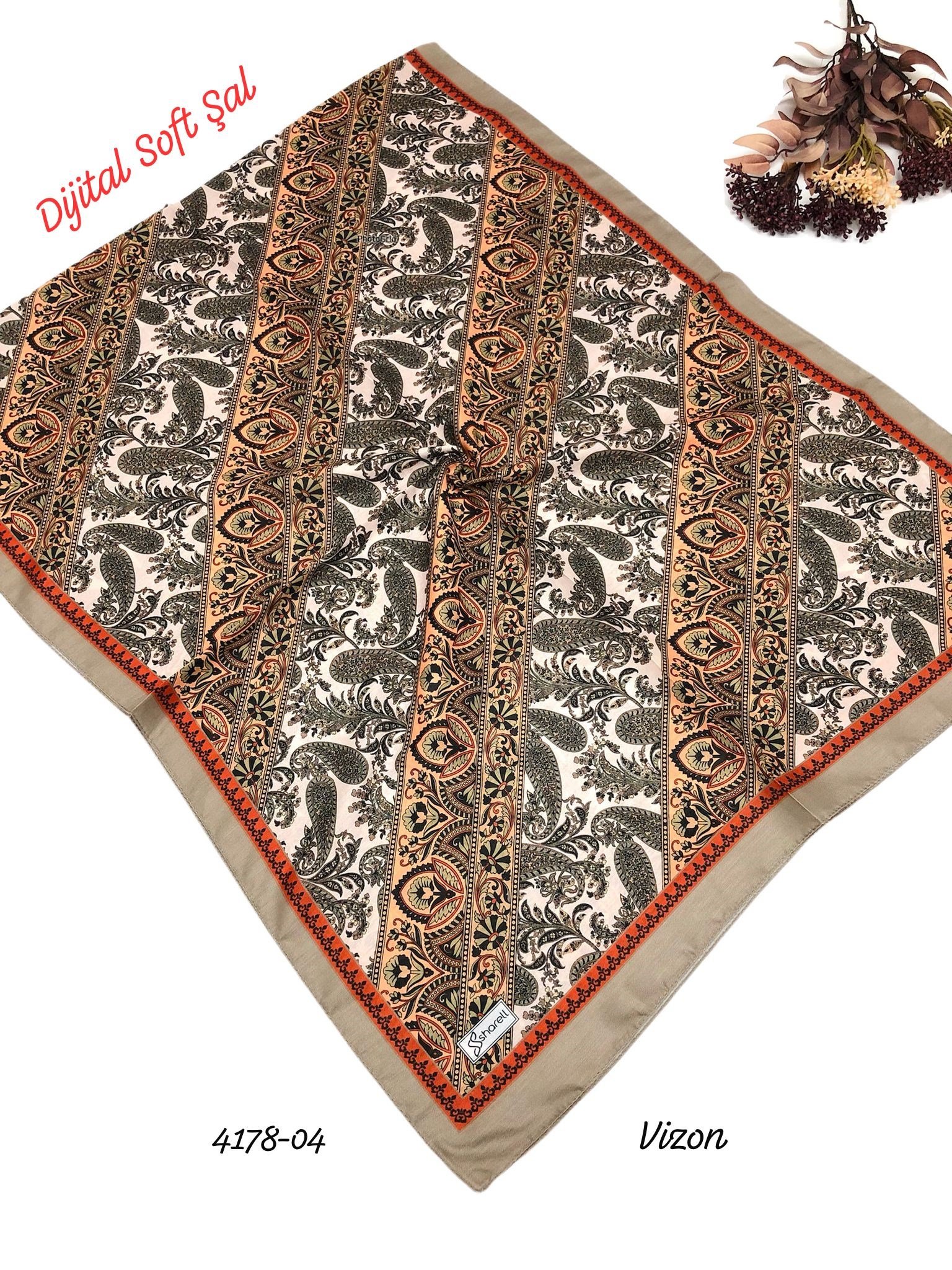 4178 Dijital Soft Şal