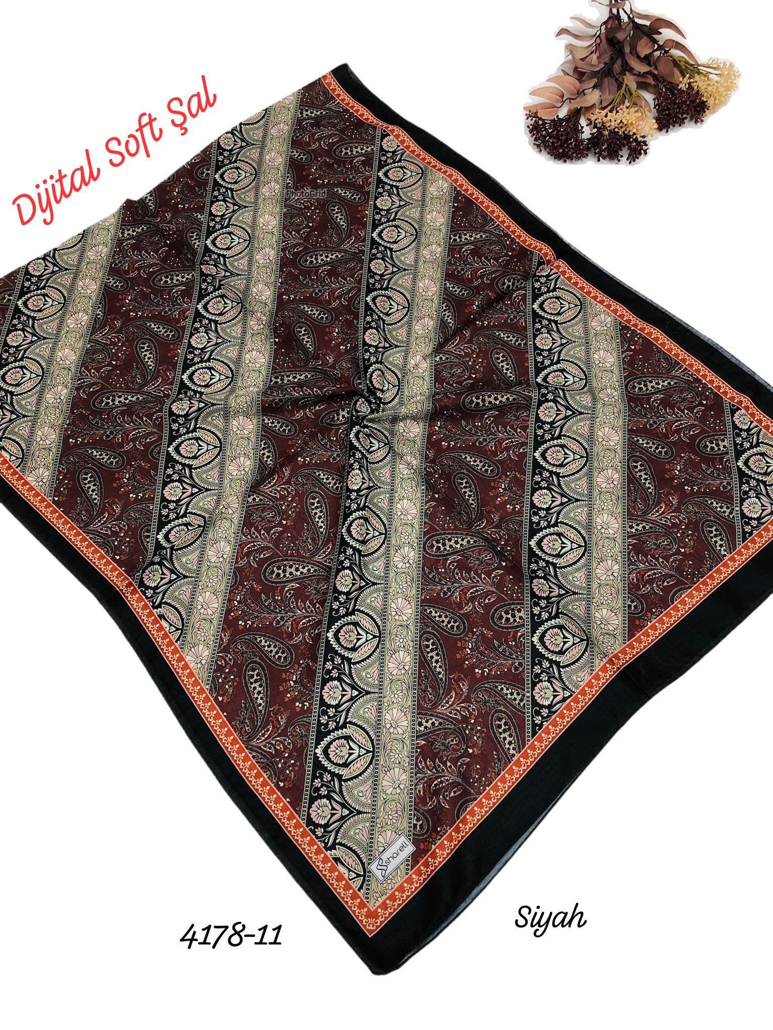 4178 Dijital Soft Şal