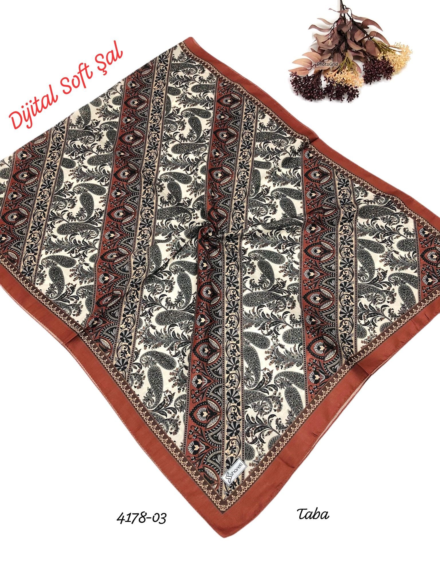 4178 Dijital Soft Şal