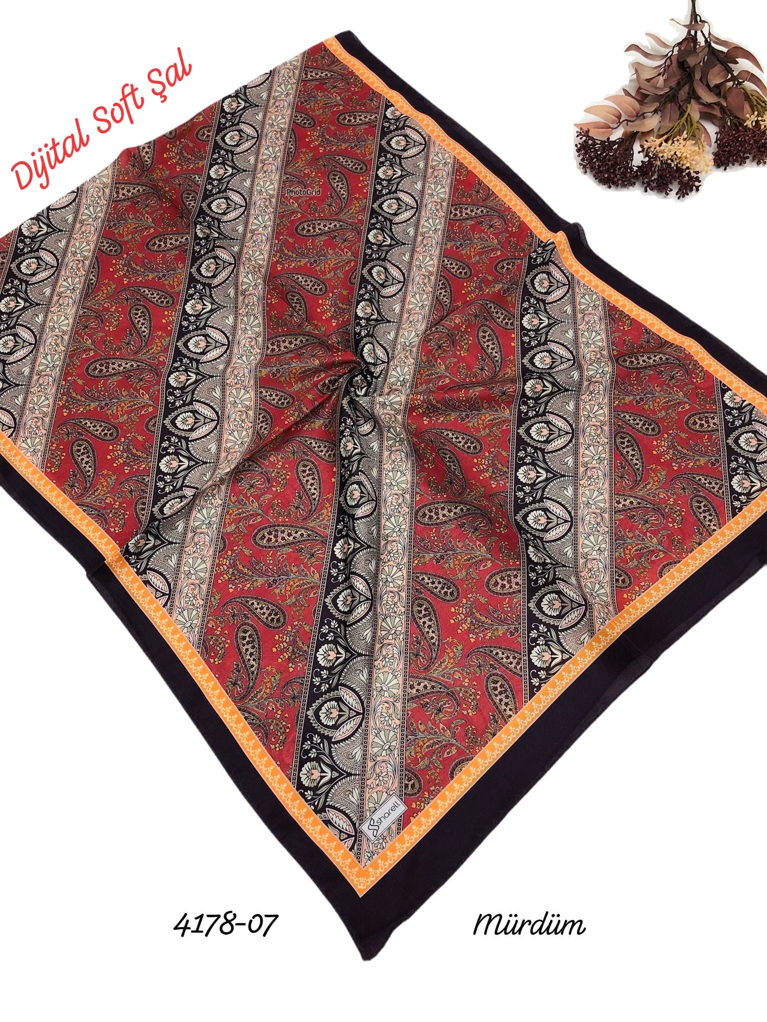 4178 Dijital Soft Şal