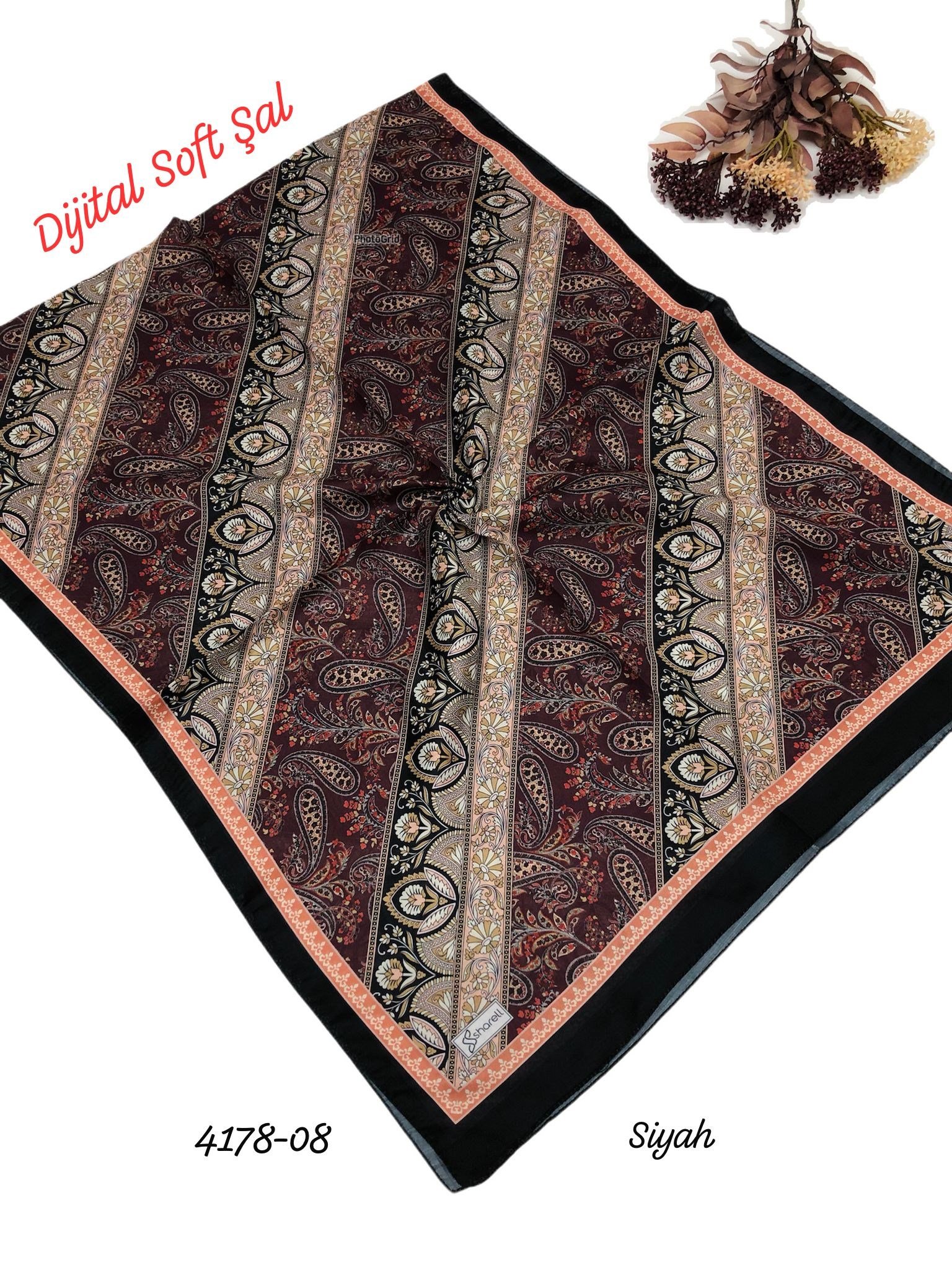 4178 Dijital Soft Şal