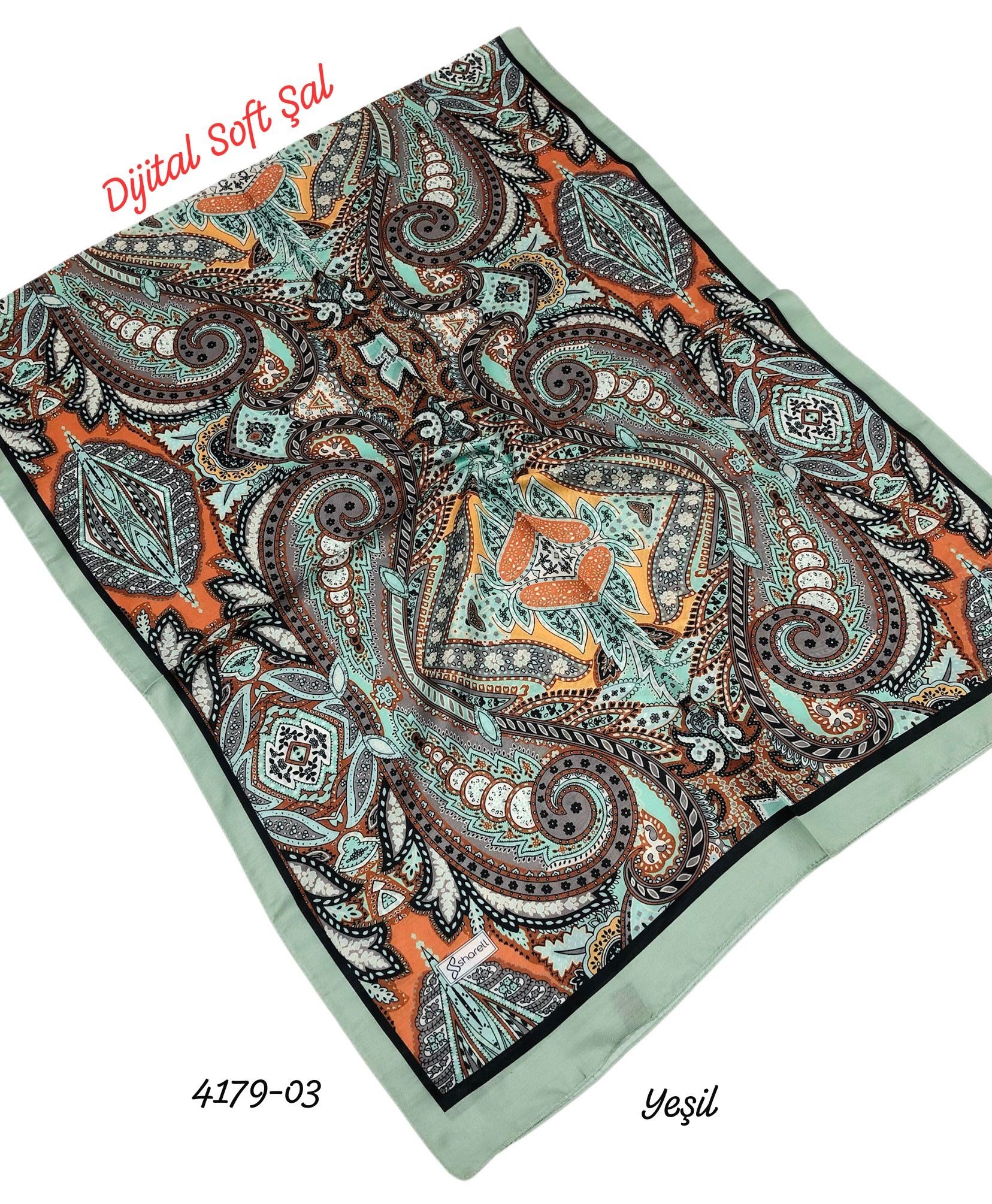4179 Dijital Soft Şal