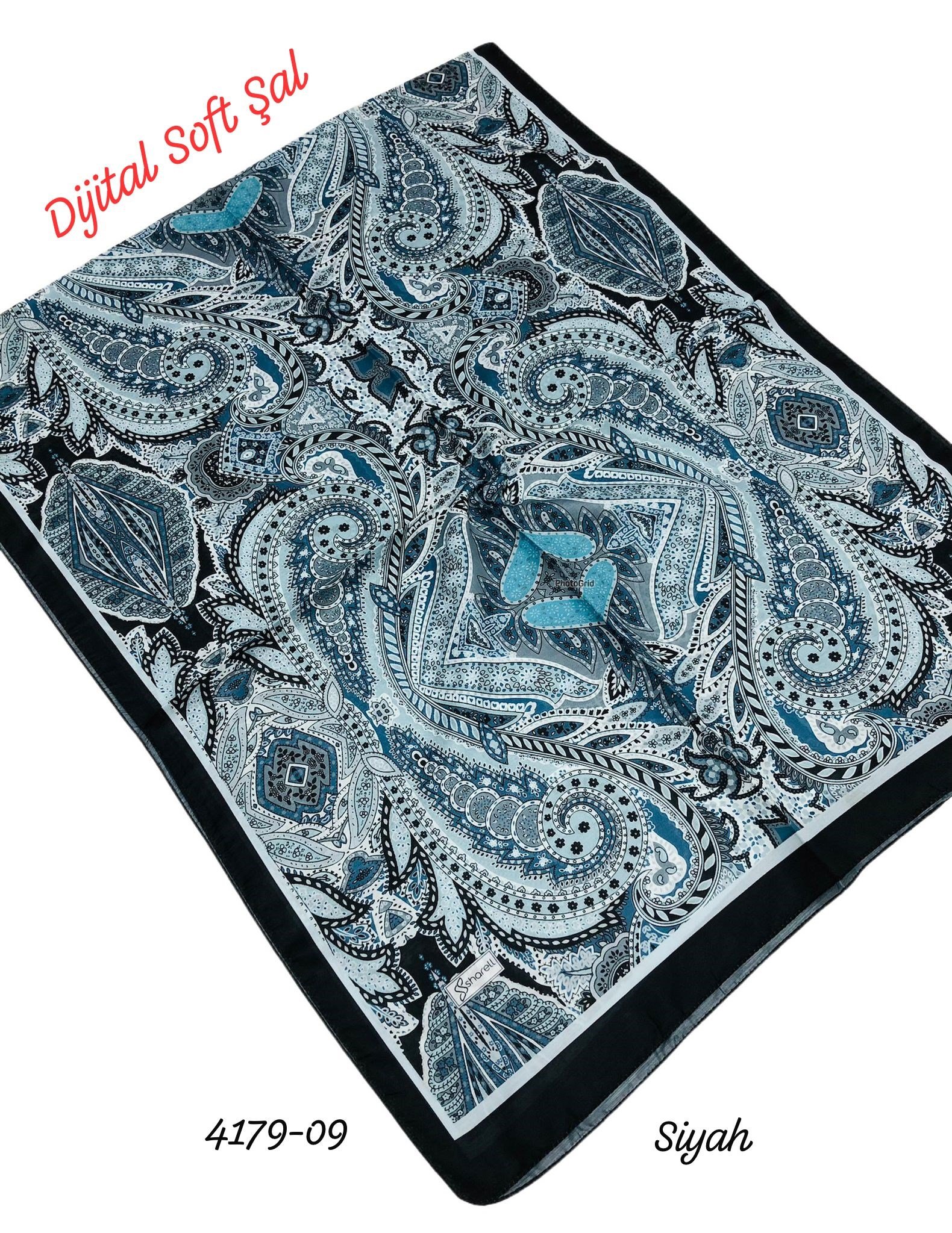 4179 Dijital Soft Şal