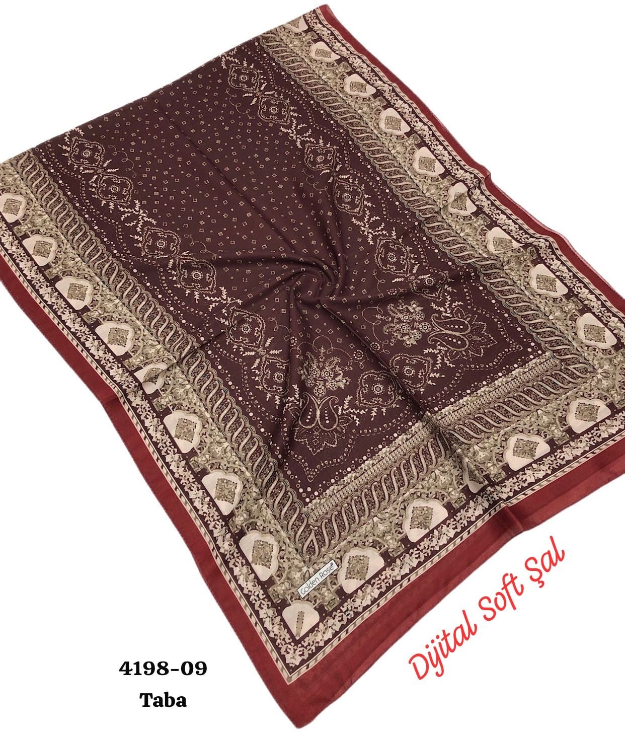 4198 Dijital Soft Şal
