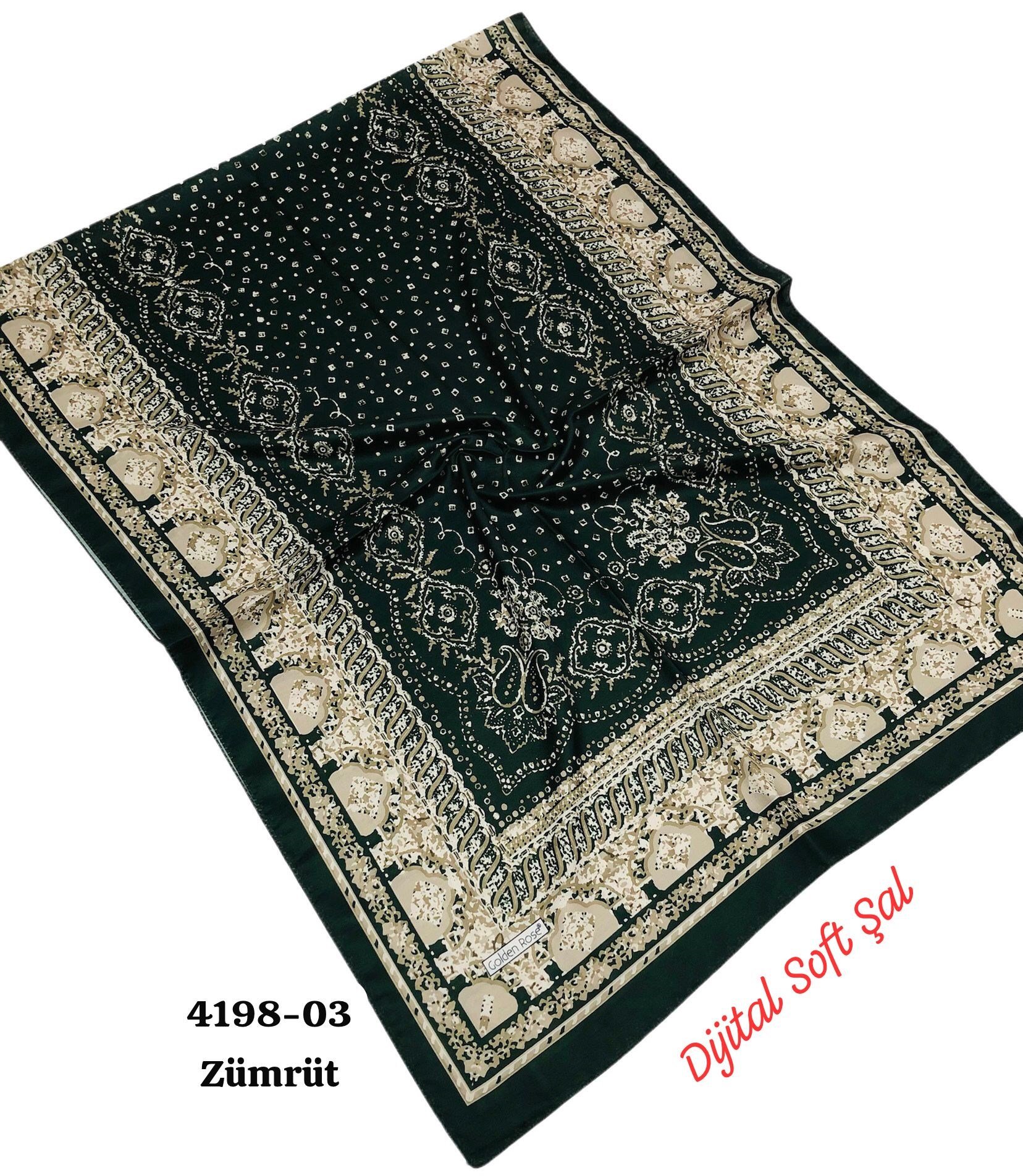 4198 Dijital Soft Şal