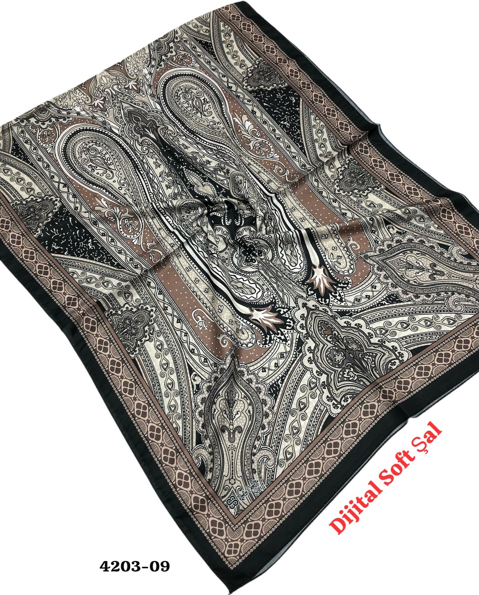 4203 Dijital Soft Şal