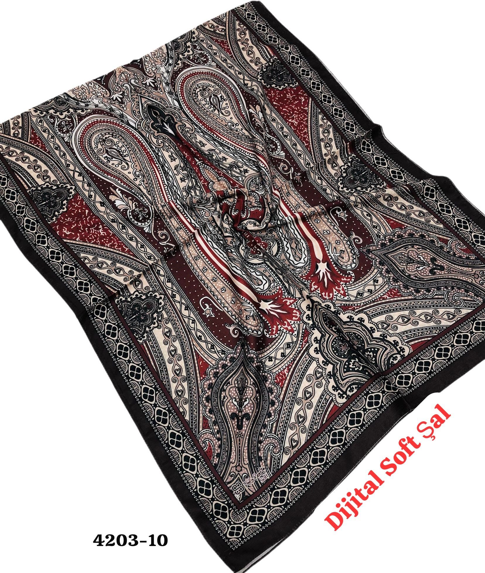 4203 Dijital Soft Şal
