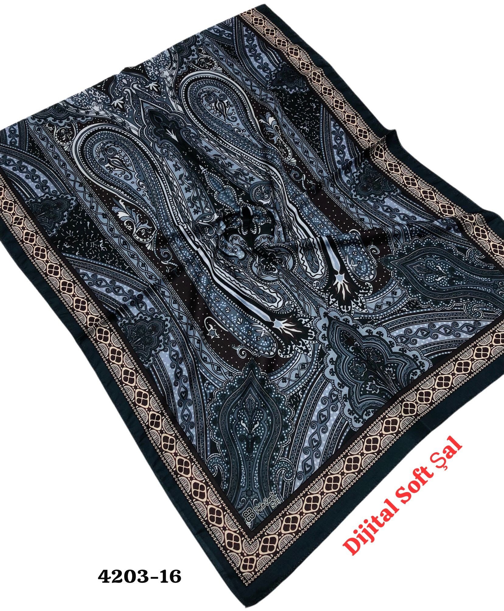 4203 Dijital Soft Şal