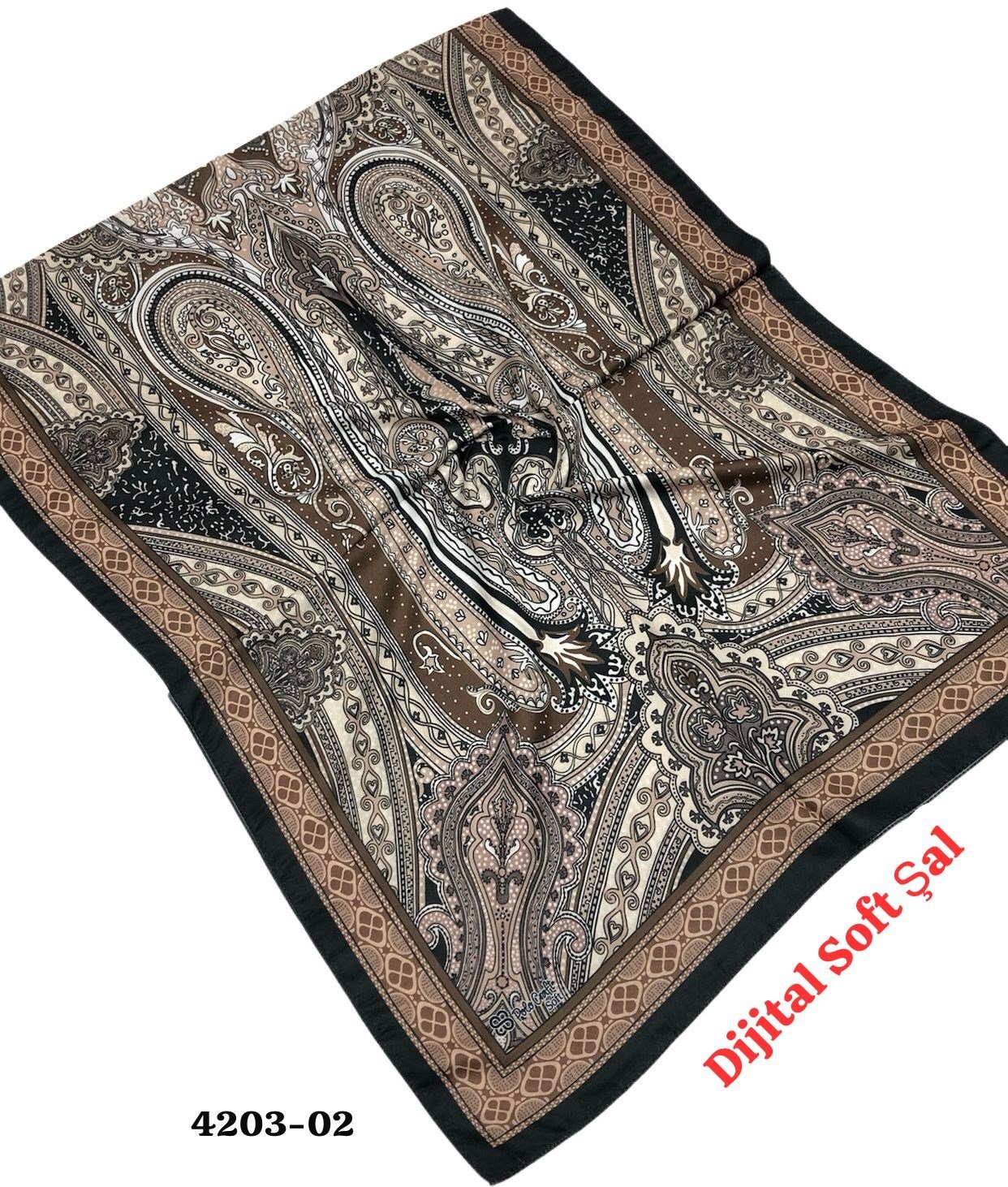 4203 Dijital Soft Şal
