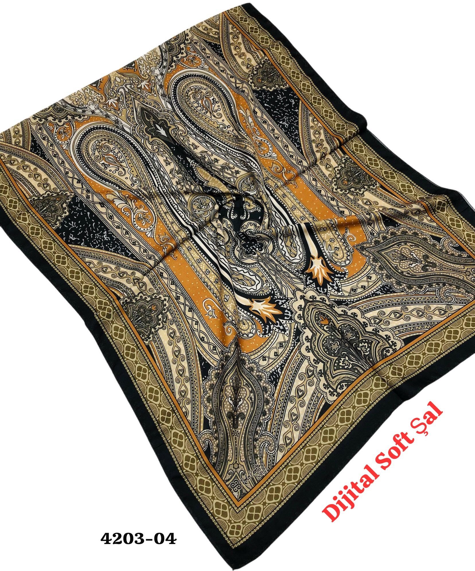 4203 Dijital Soft Şal