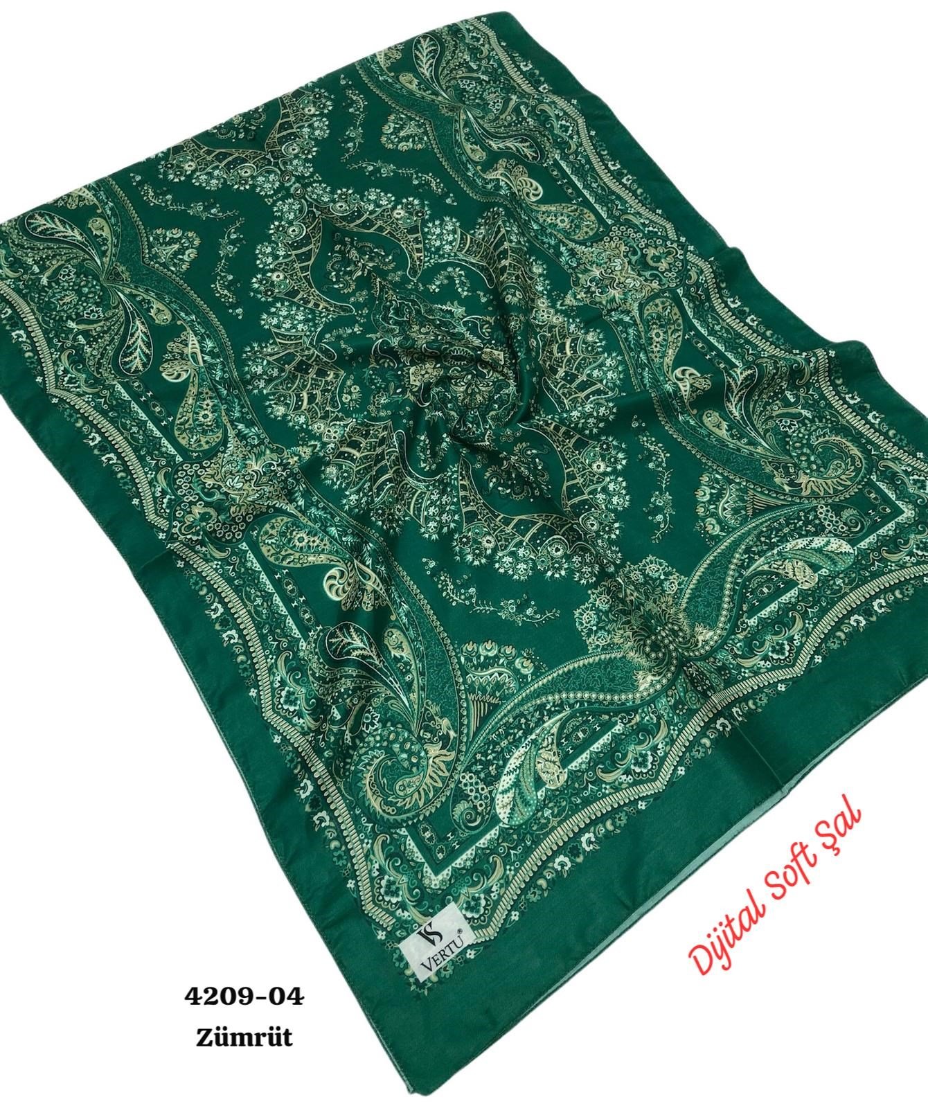 4209 Dijital Soft Şal
