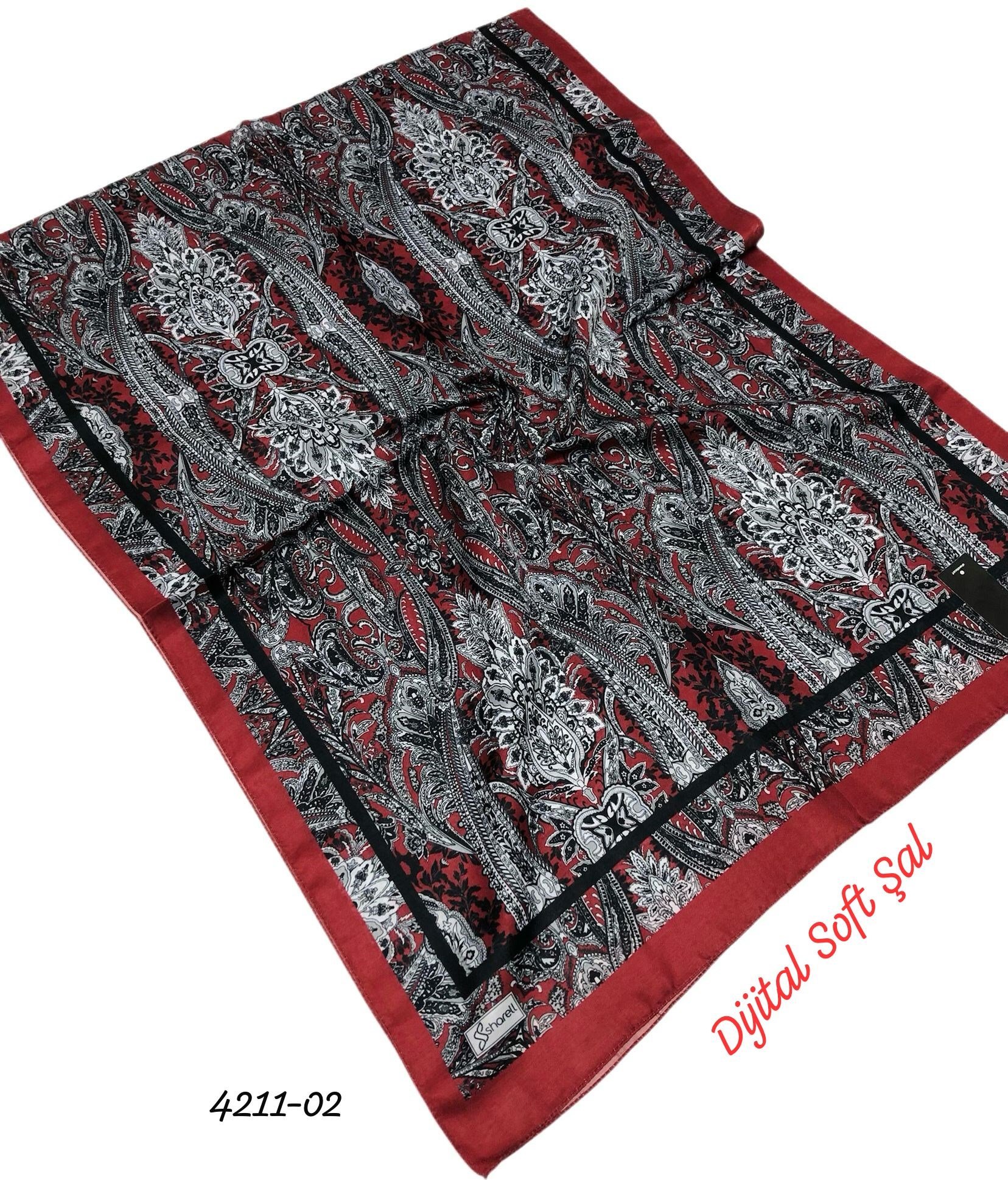 4211 Dijital Soft Şal