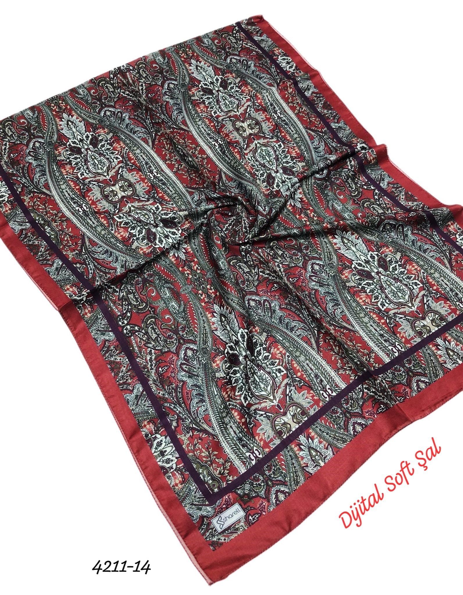 4211 Dijital Soft Şal