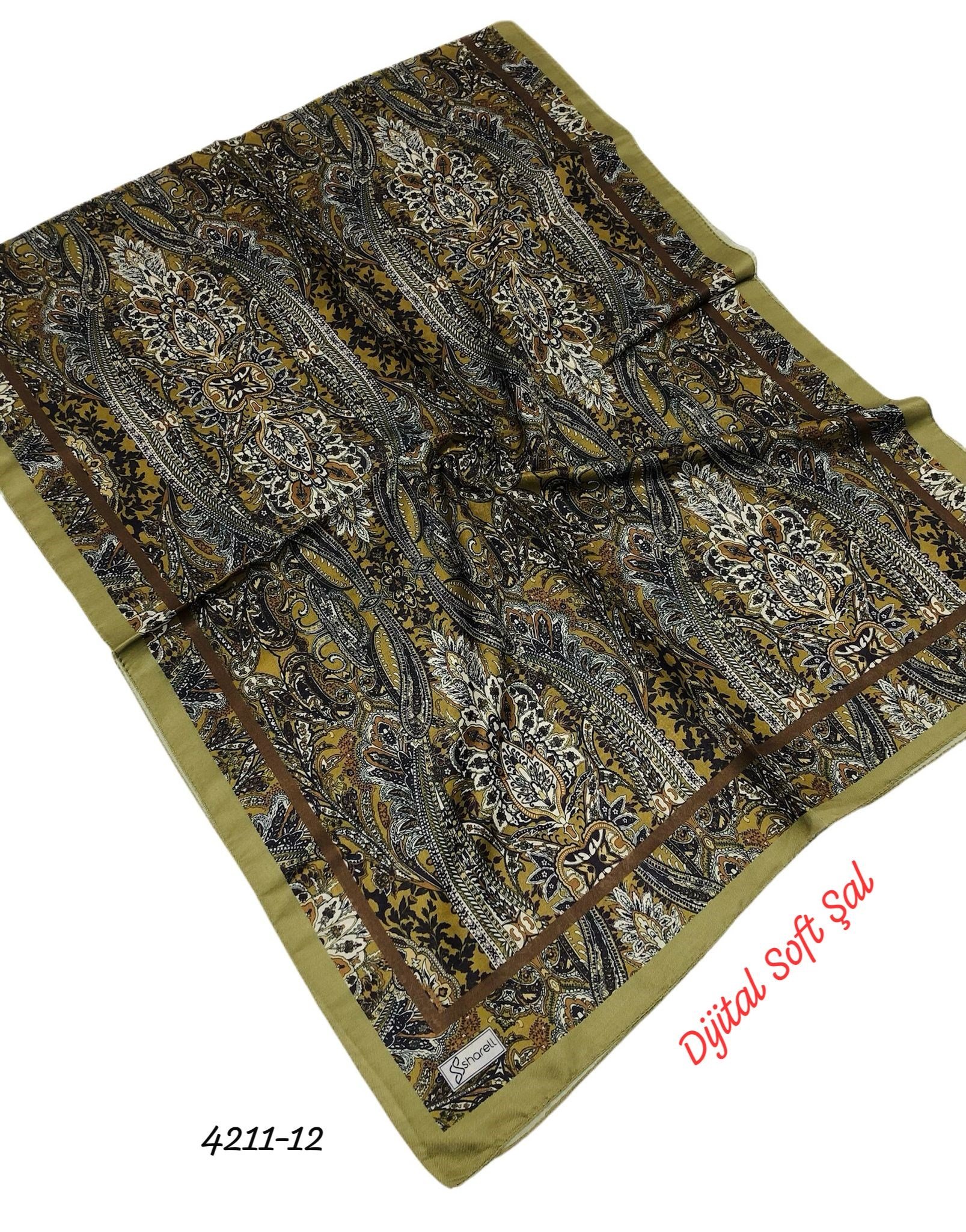 4211 Dijital Soft Şal