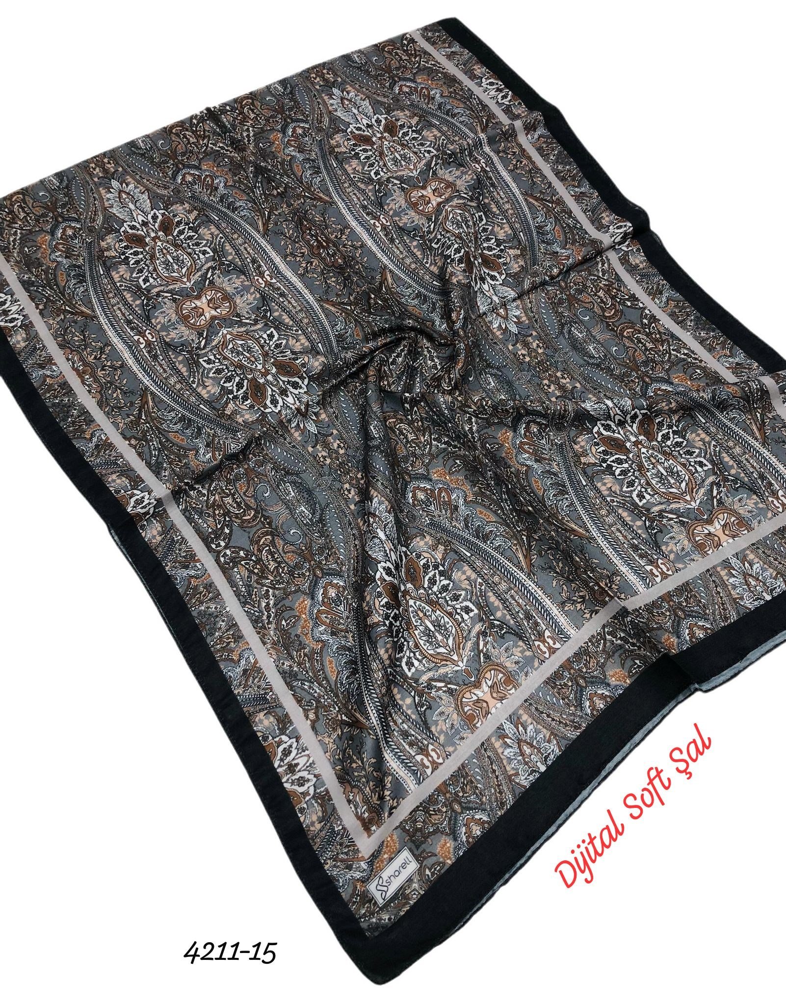 4211 Dijital Soft Şal