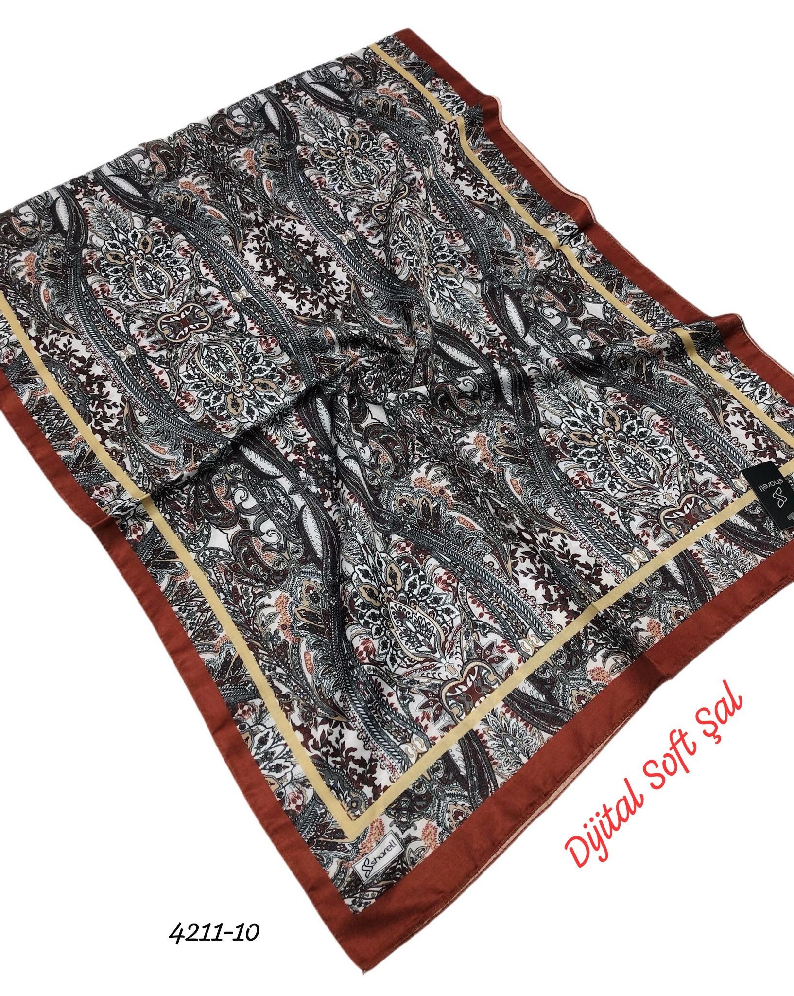 4211 Dijital Soft Şal