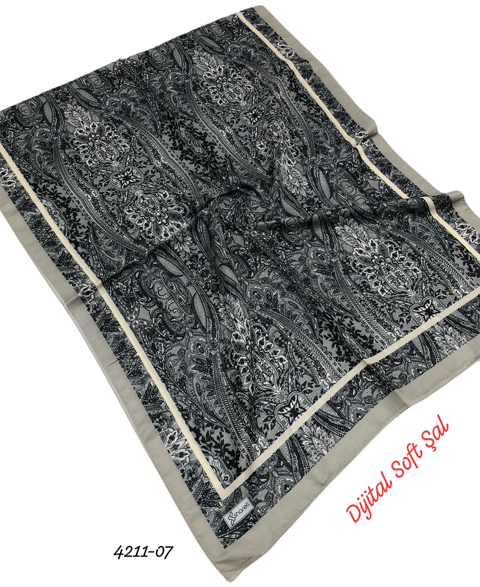 4211 Dijital Soft Şal