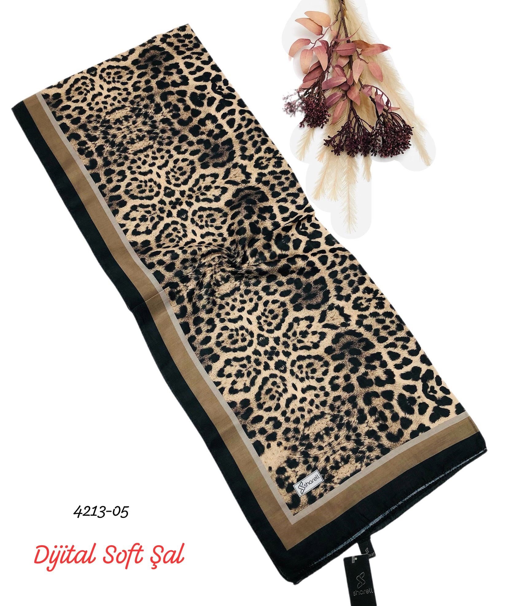4213 Dijital Soft Şal