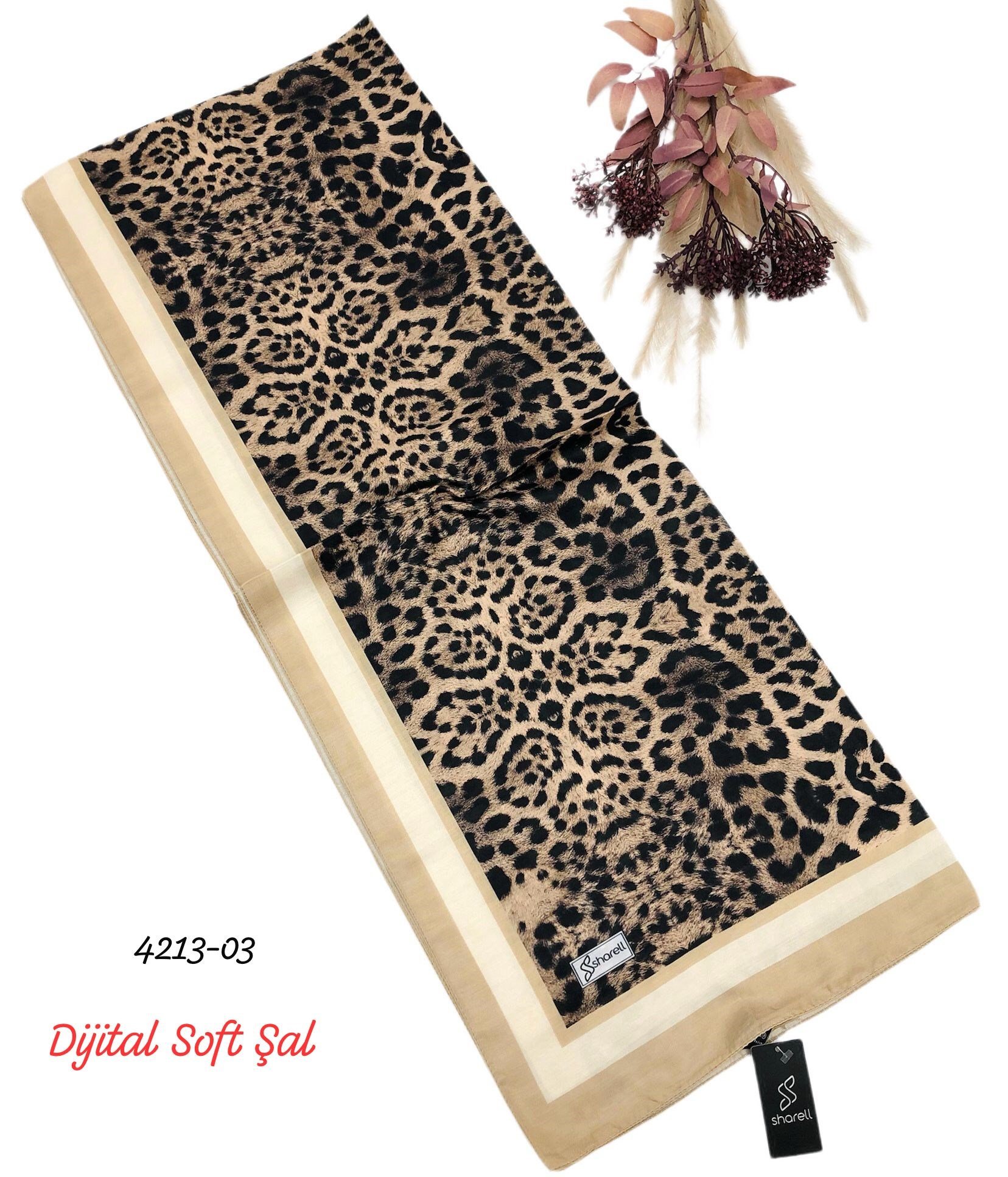 4213 Dijital Soft Şal
