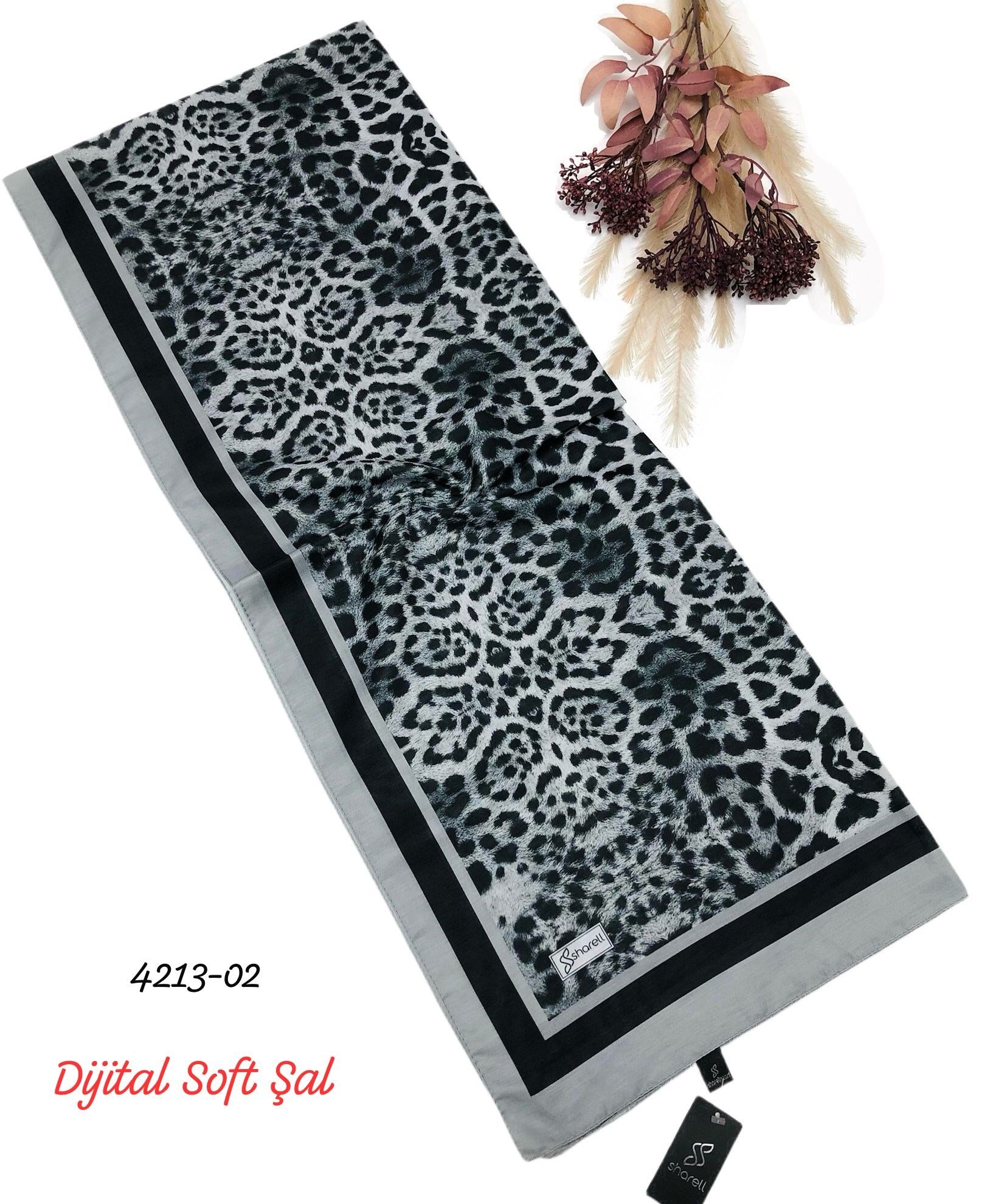 4213 Dijital Soft Şal