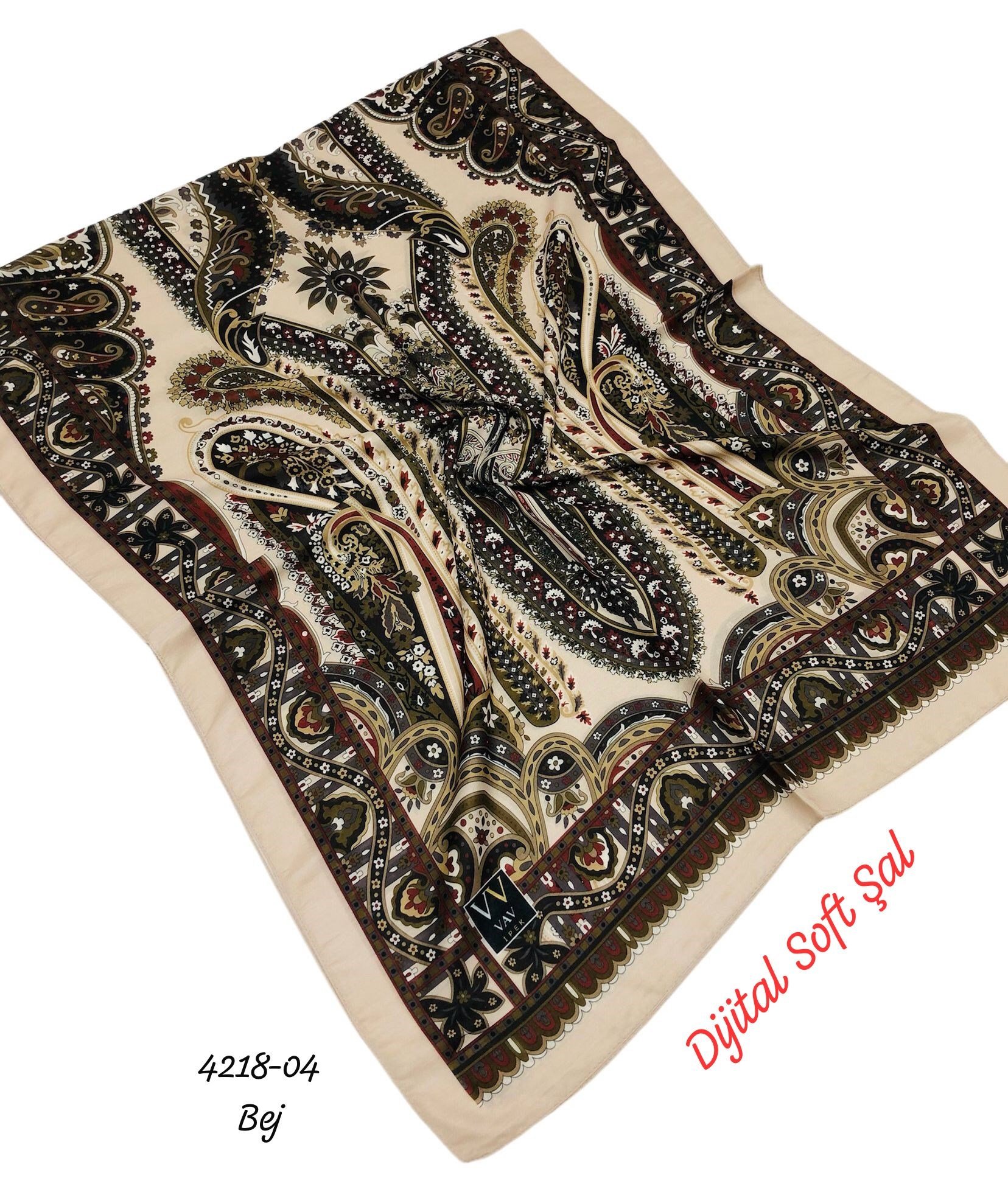 4218 Dijital Soft Şal