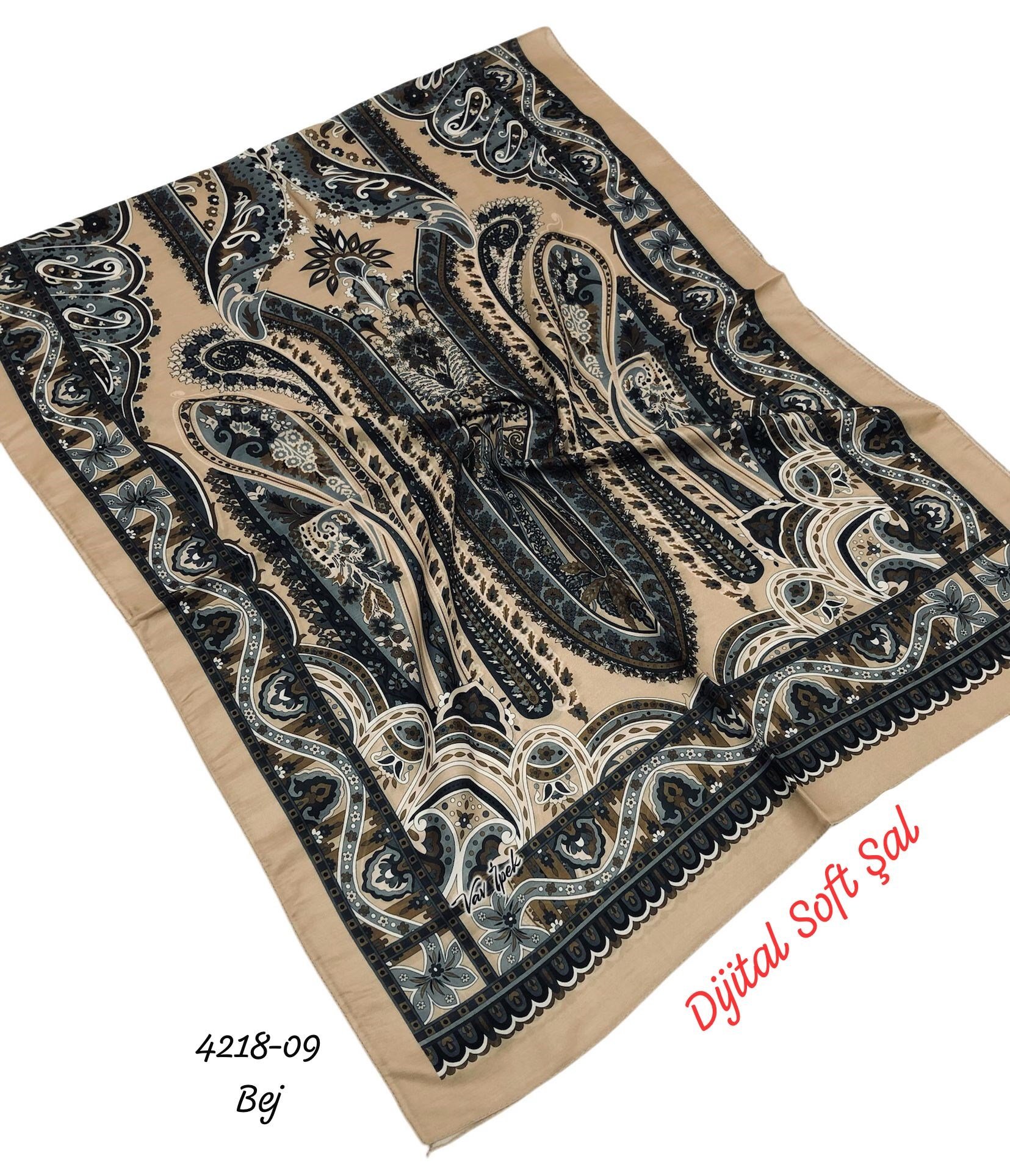 4218 Dijital Soft Şal