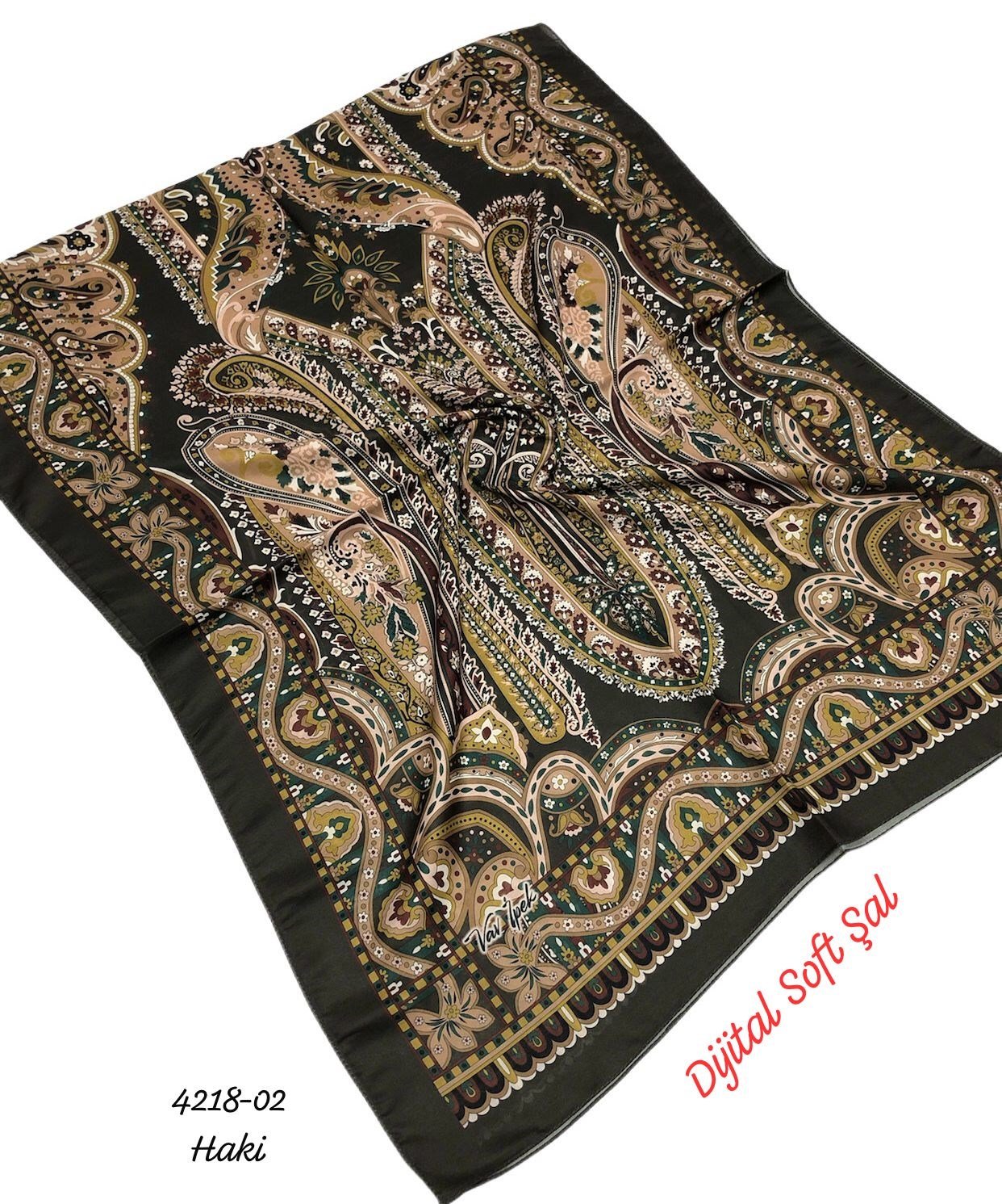 4218 Dijital Soft Şal