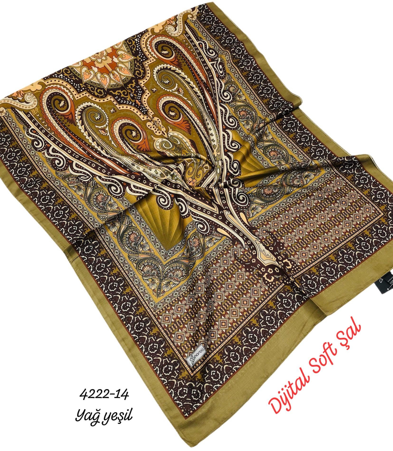 4222 Dijital Soft Şal