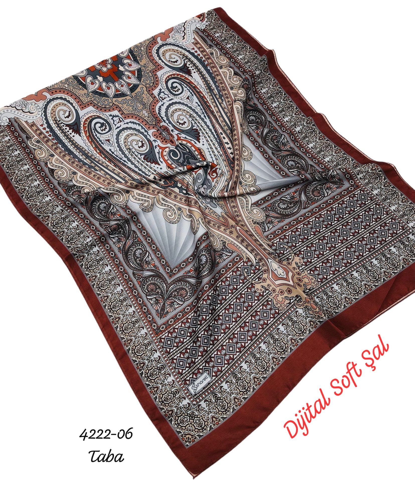 4222 Dijital Soft Şal