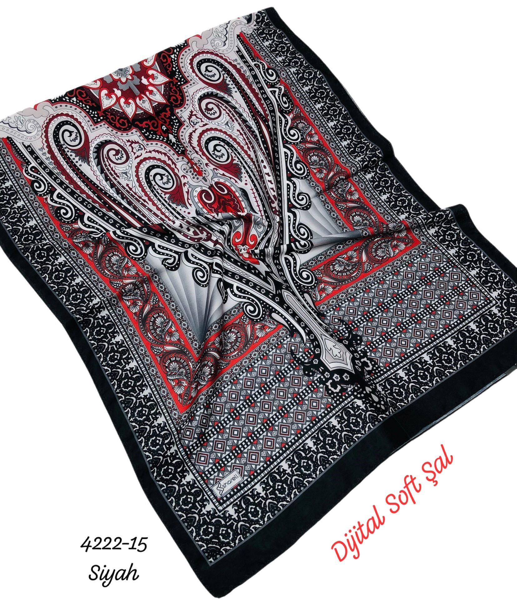 4222 Dijital Soft Şal