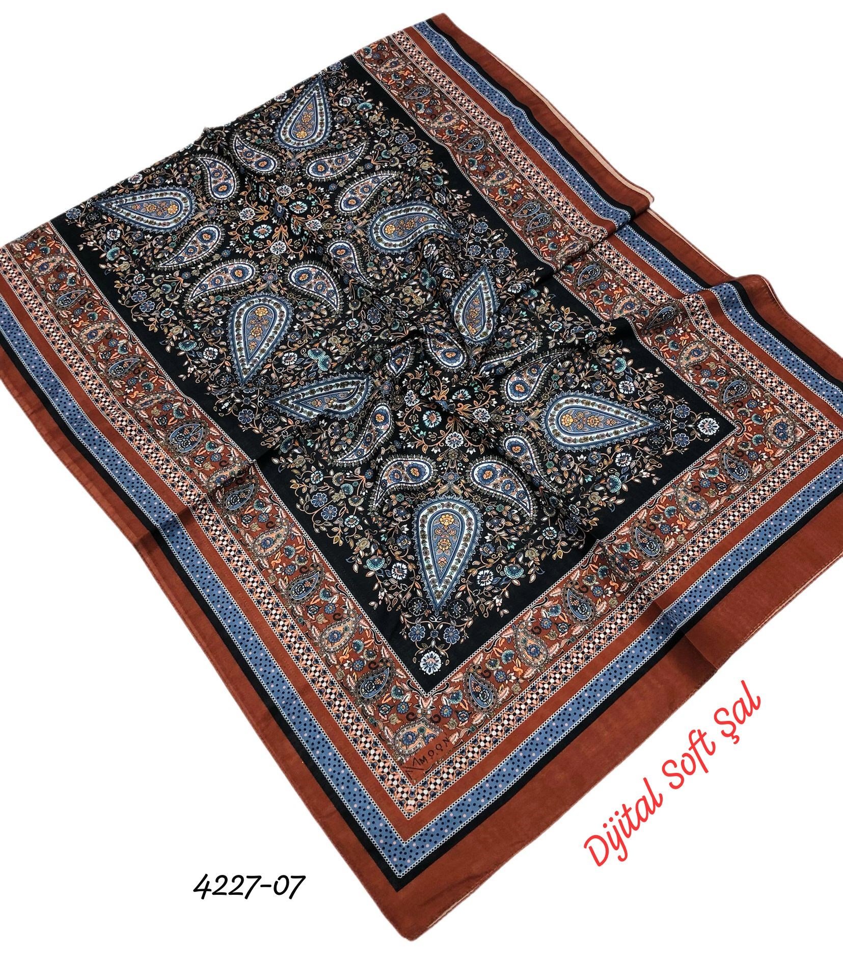 4227 Dijital Soft Şal