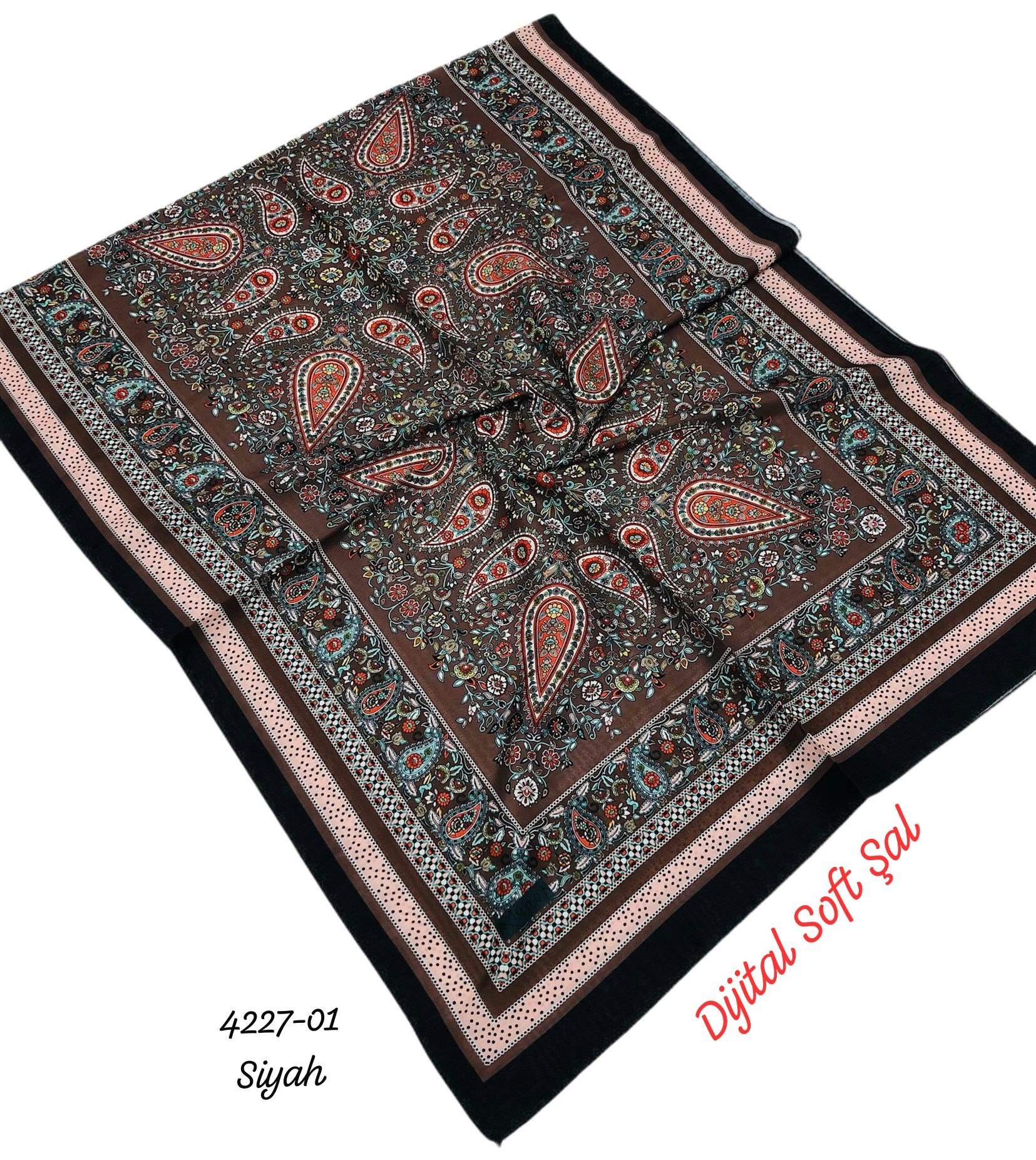 4227 Dijital Soft Şal