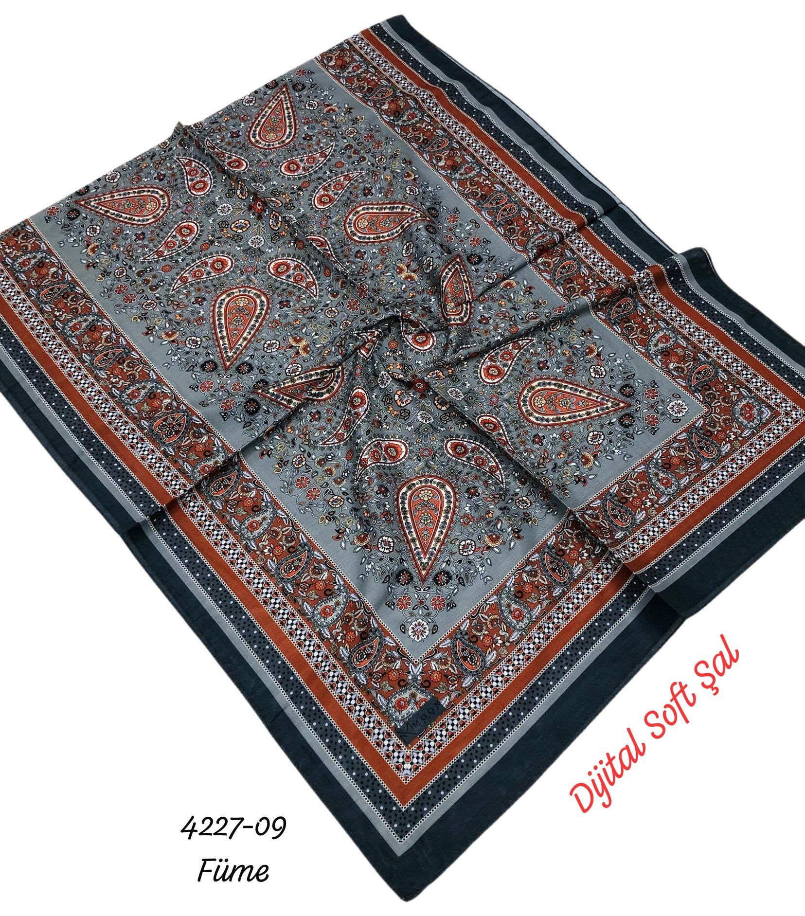 4227 Dijital Soft Şal