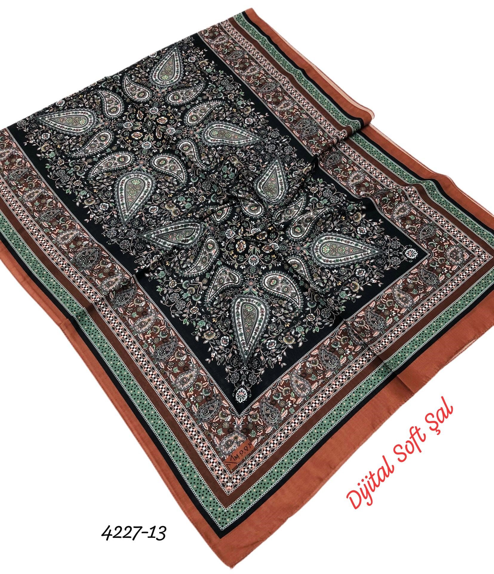 4227 Dijital Soft Şal