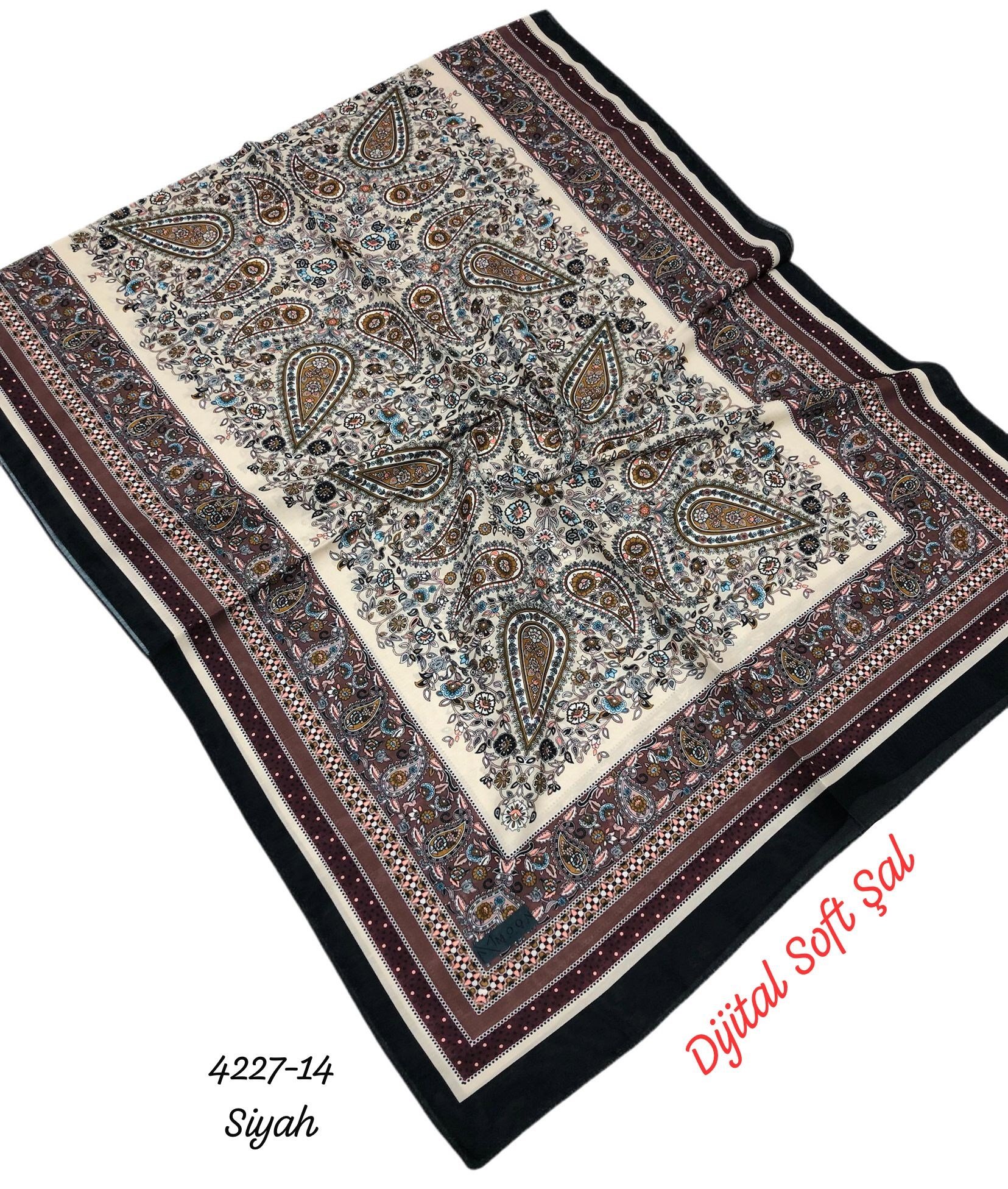 4227 Dijital Soft Şal