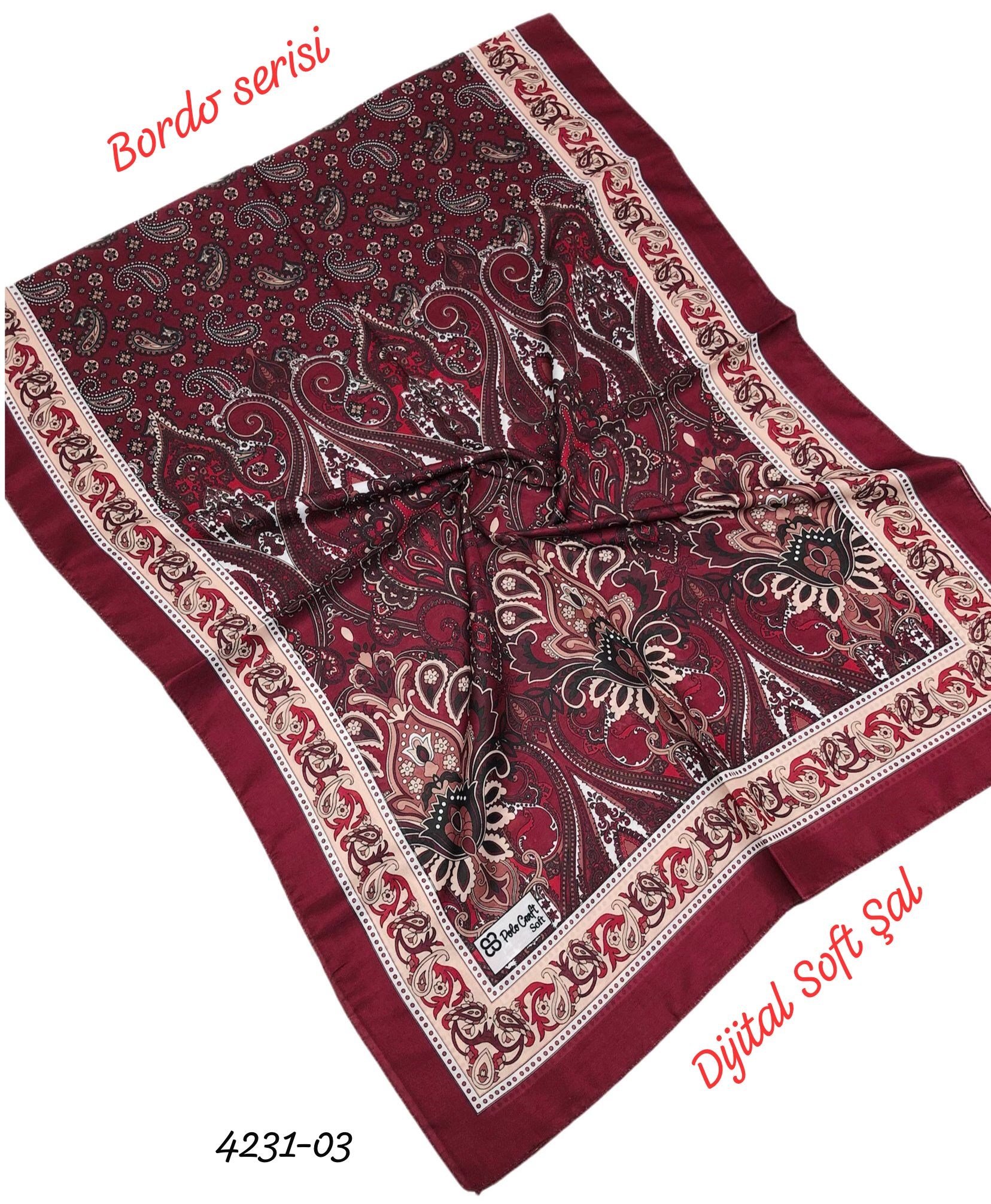 4231 Dijital Soft Şal