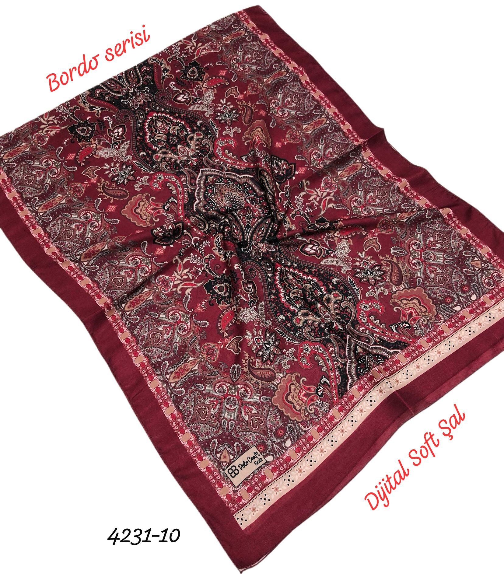 4231 Dijital Soft Şal