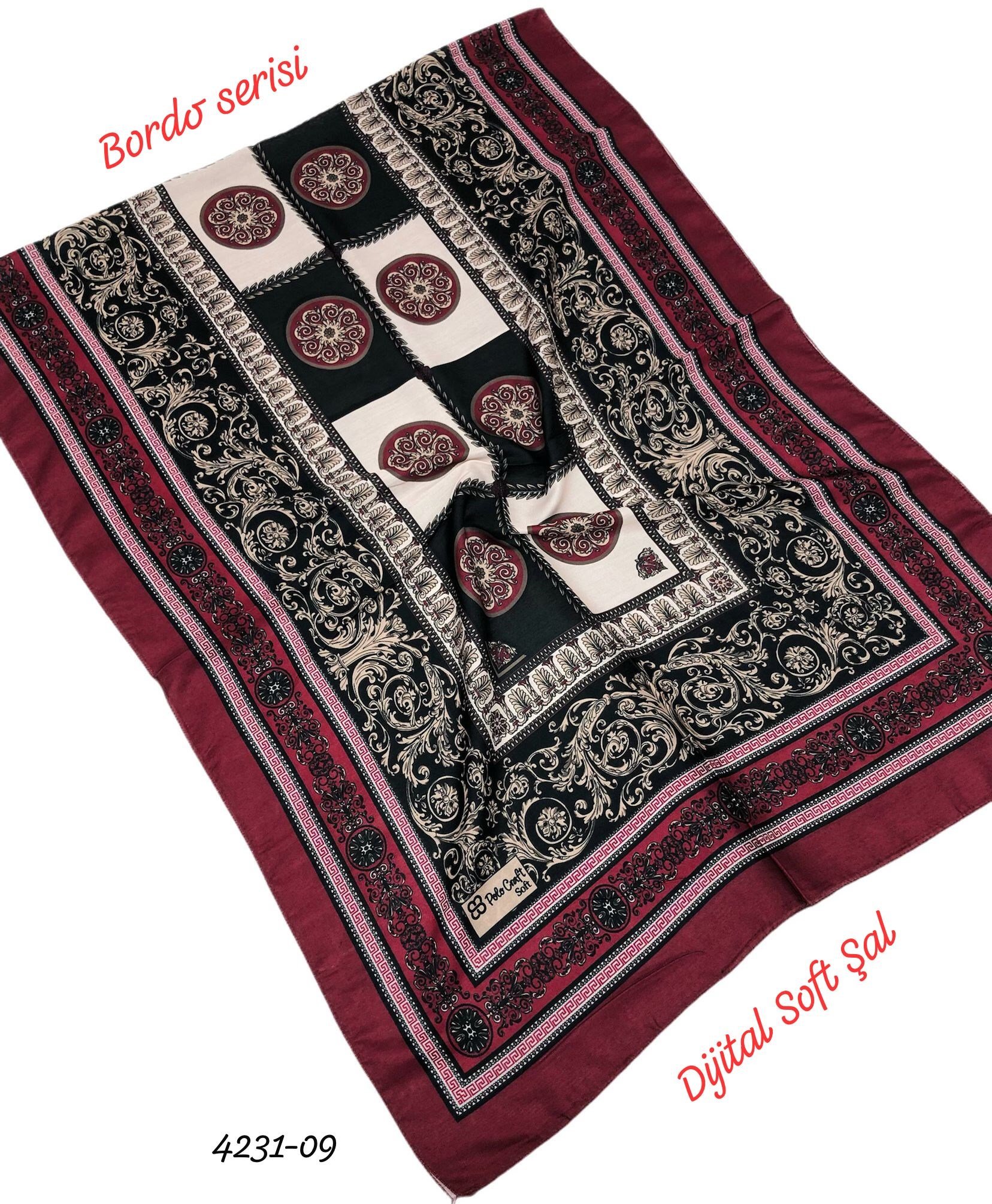 4231 Dijital Soft Şal