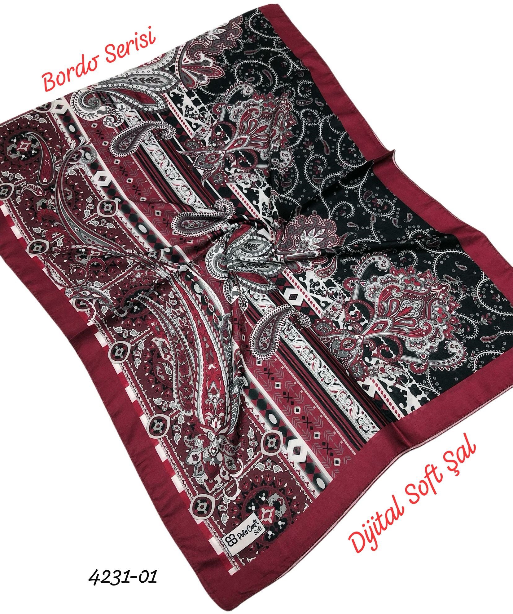 4231 Dijital Soft Şal