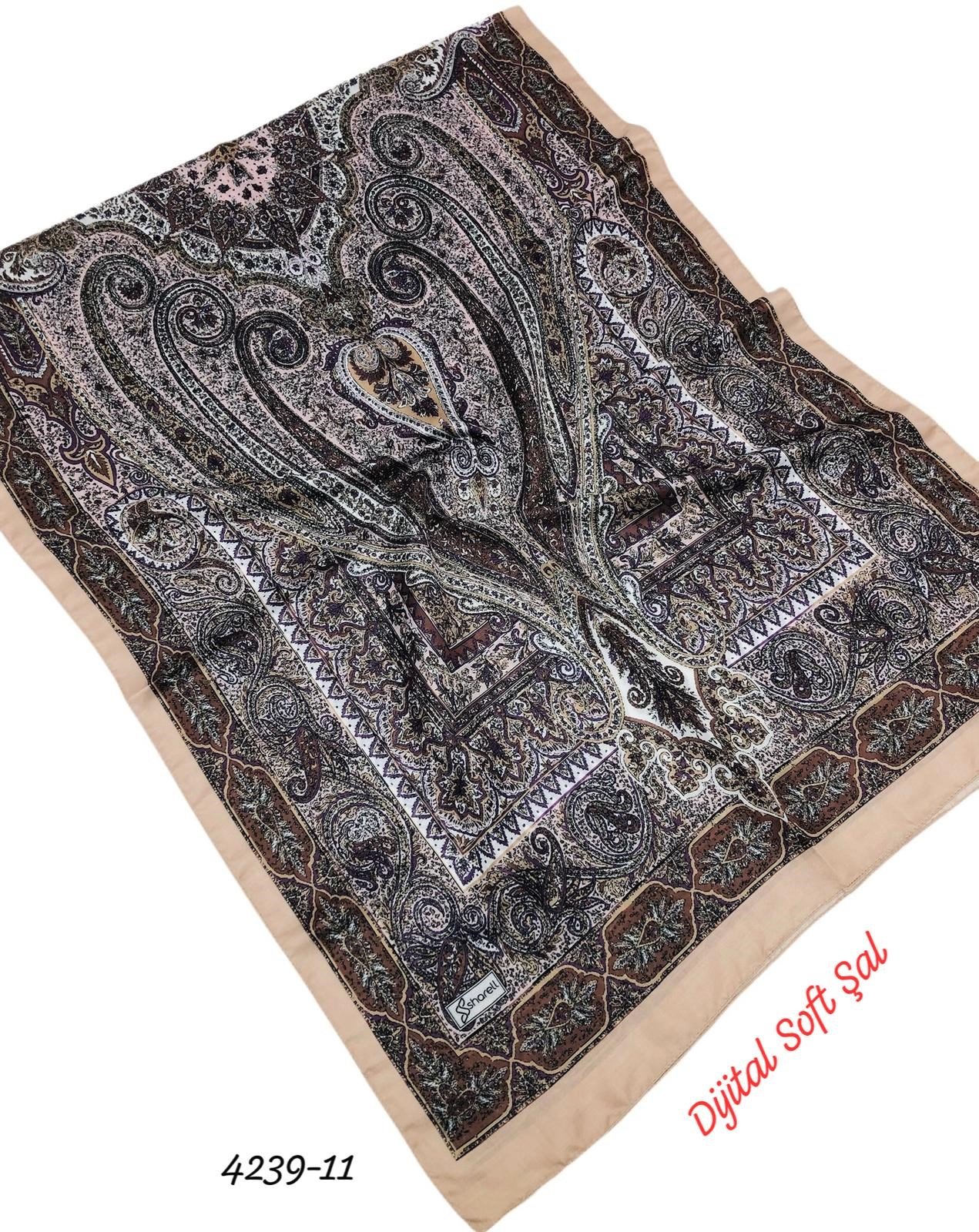 4239 Dijital Soft Şal